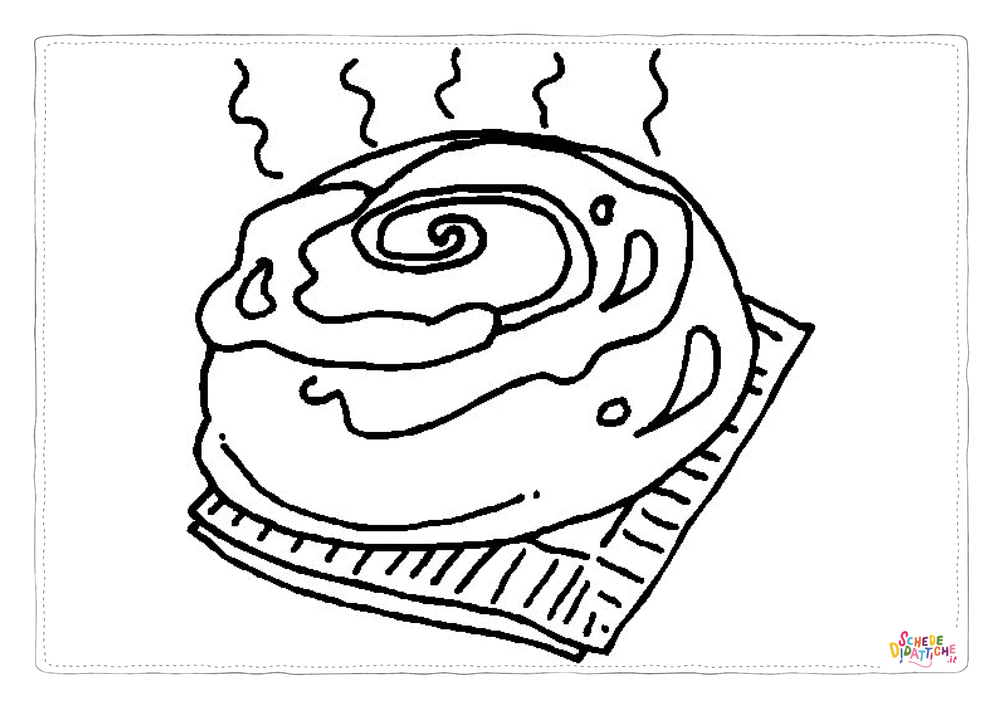 Disegno di colazione da stampare e colorare 16