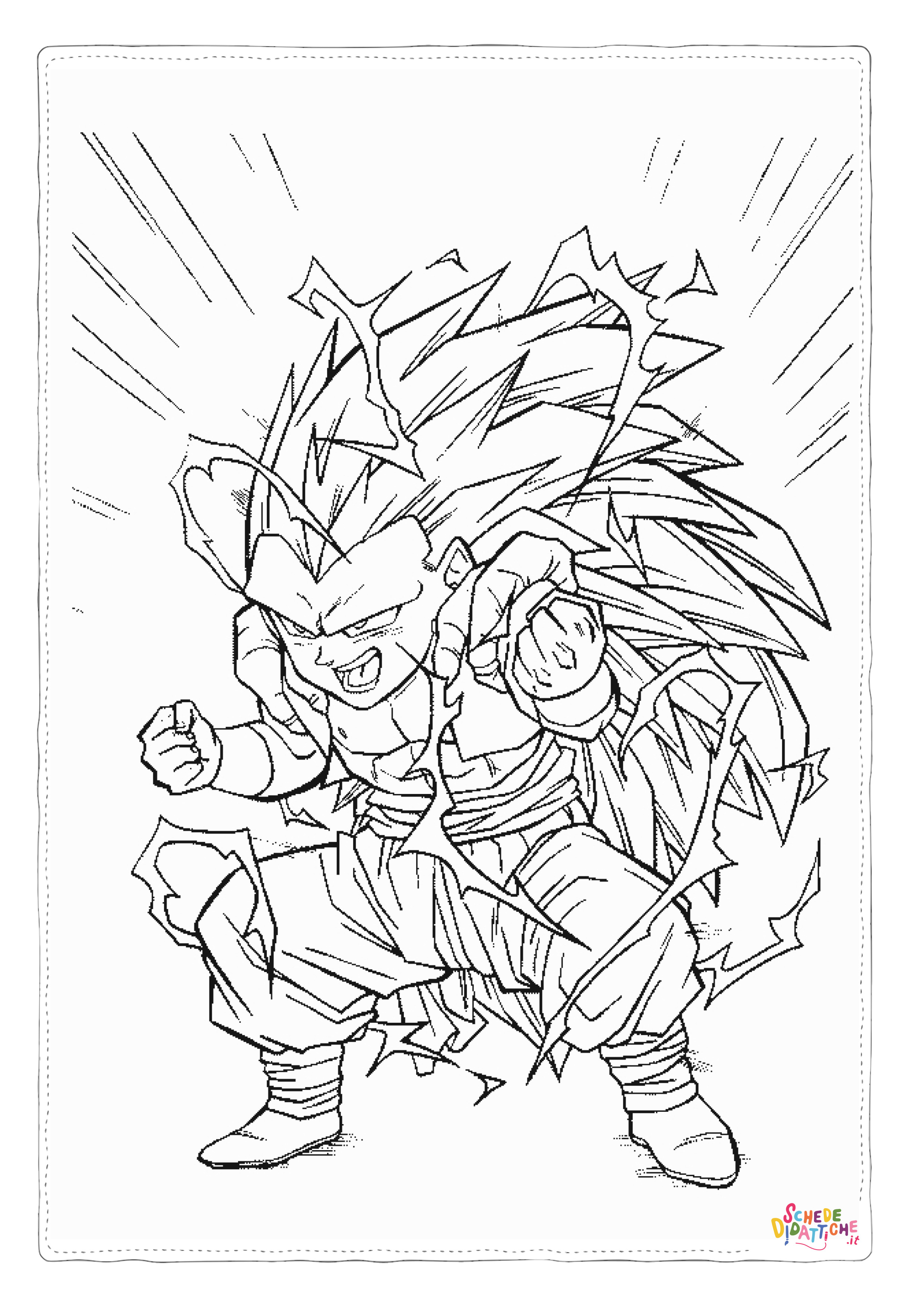 Disegno "Disegno di Dragon Ball da stampare e colorare 146" Disegno di Dragon Ball da stampare e colorare 146