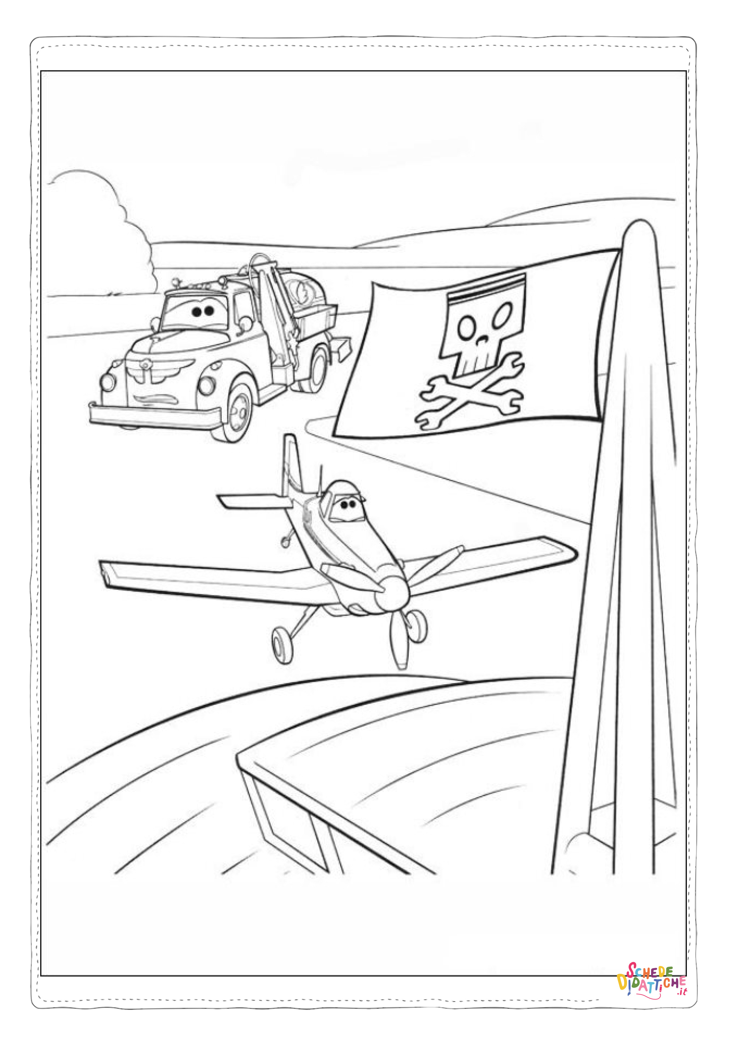 Disegno "Disegno di Cars da stampare e colorare 46" Disegno di Cars da stampare e colorare 46