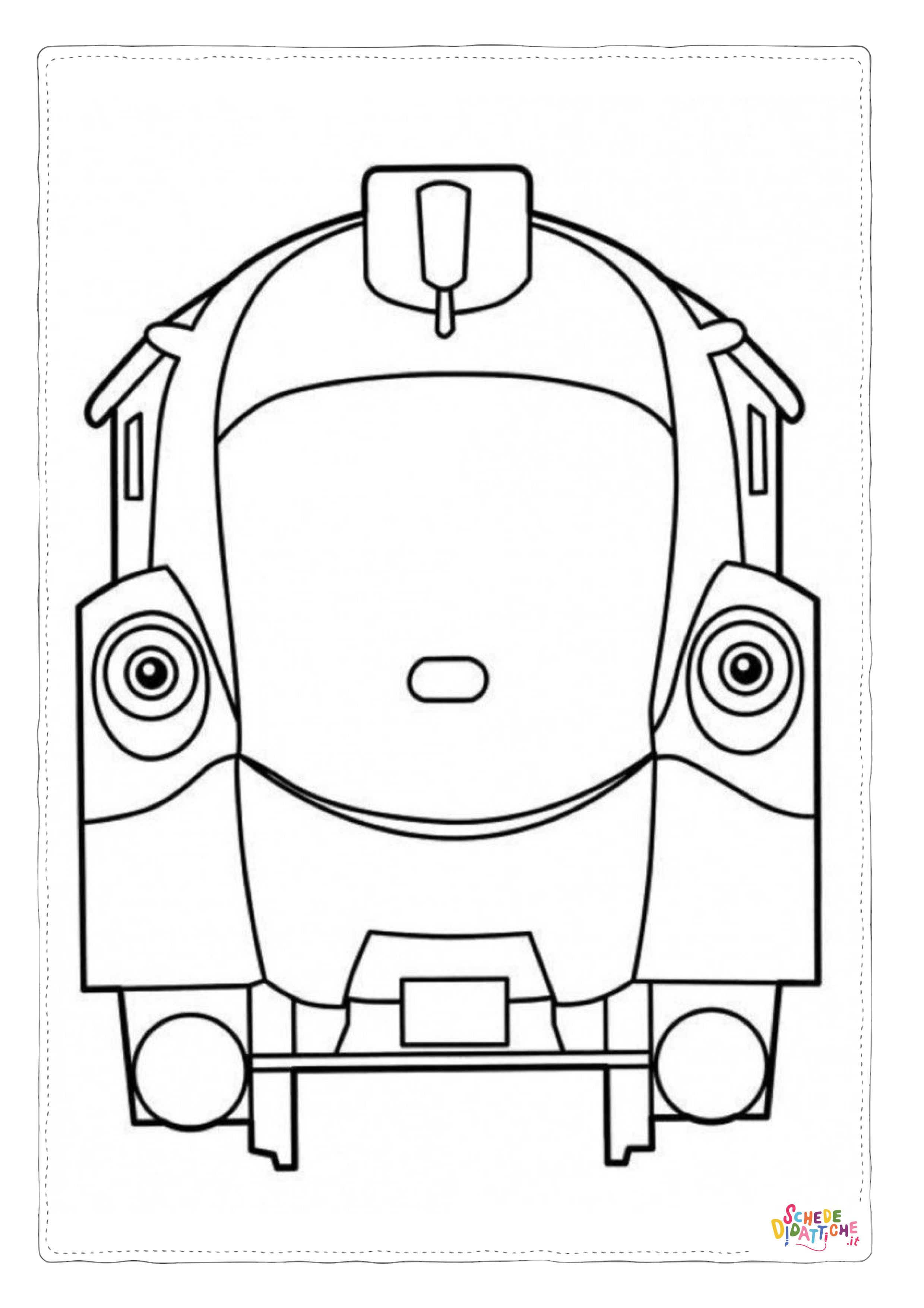 Disegno "Disegno di treno da stampare e colorare 72" Disegno di treno da stampare e colorare 72