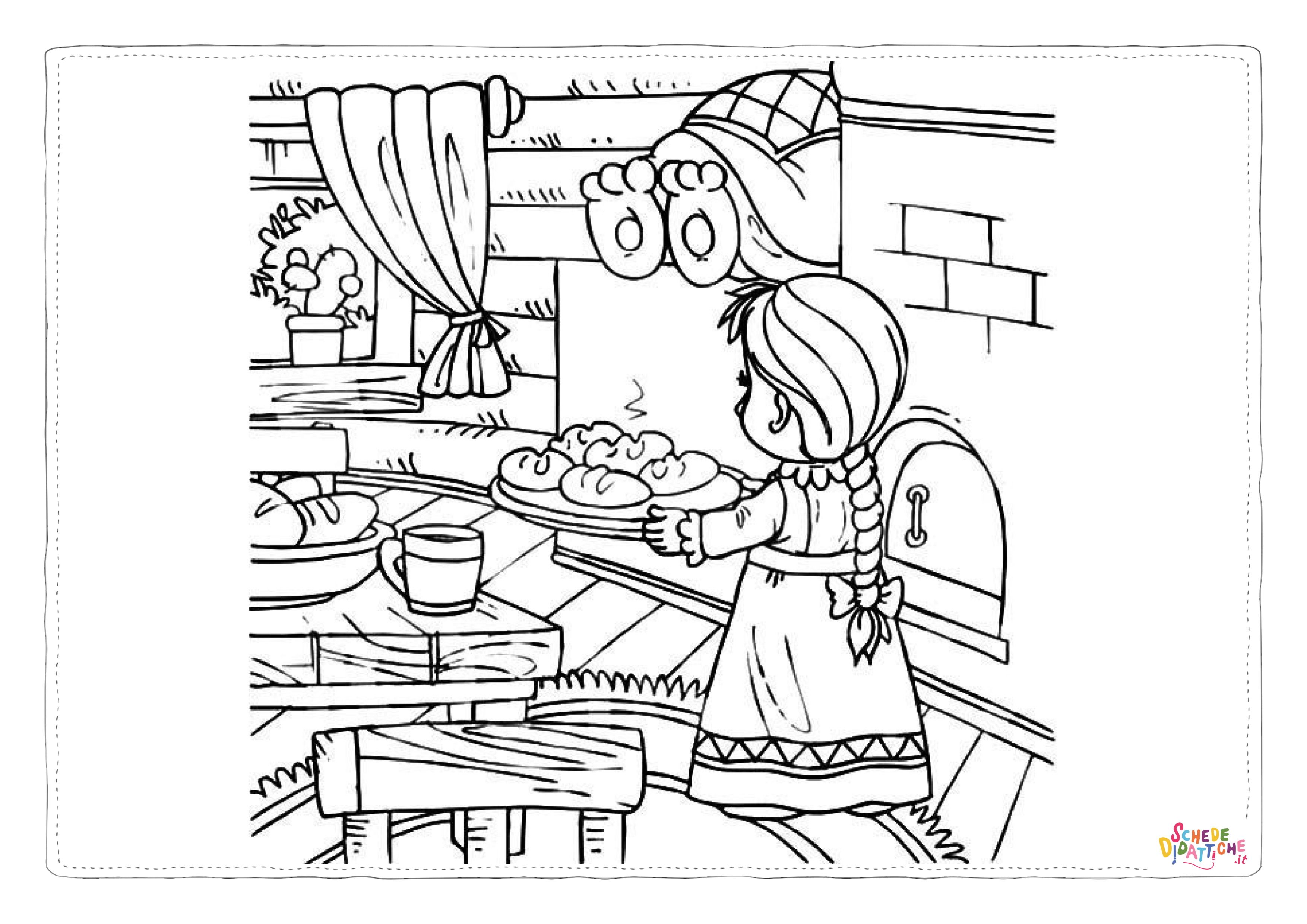 Disegno "Disegno di dolce da stampare e colorare 97" Disegno di dolce da stampare e colorare 97