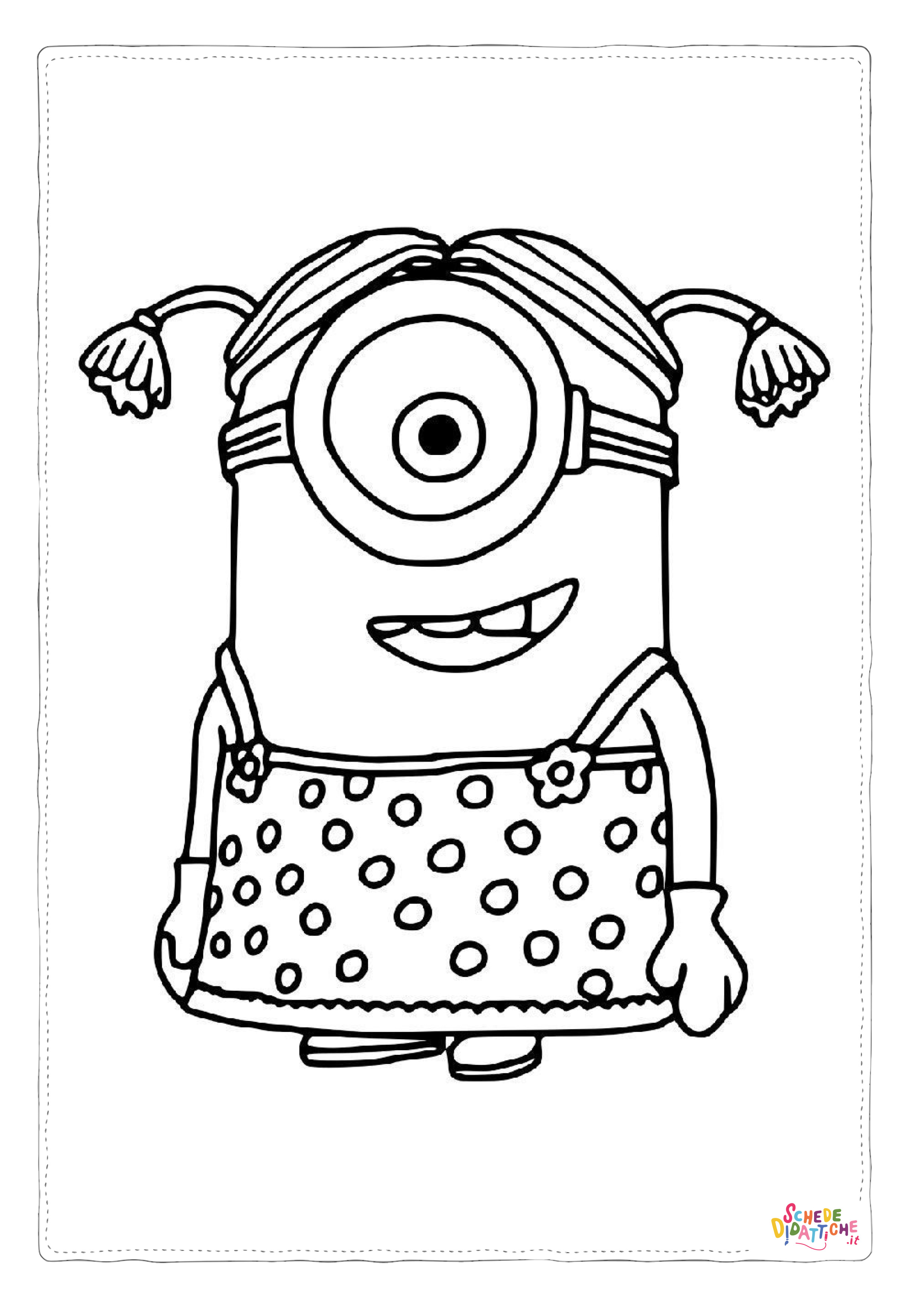 Disegno "Disegno di Cattivissimo me - Minions da stampare e colorare 94" Disegno di Cattivissimo me - Minions da stampare e colorare 94