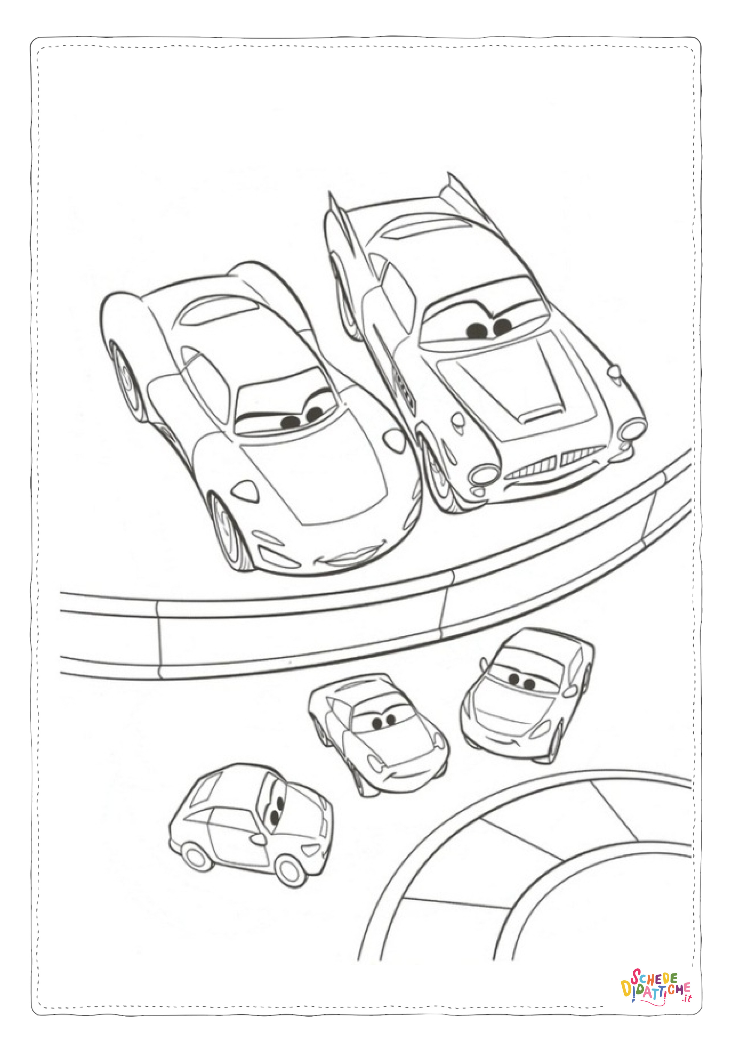 Disegno "Disegno di Cars da stampare e colorare 144" Disegno di Cars da stampare e colorare 144