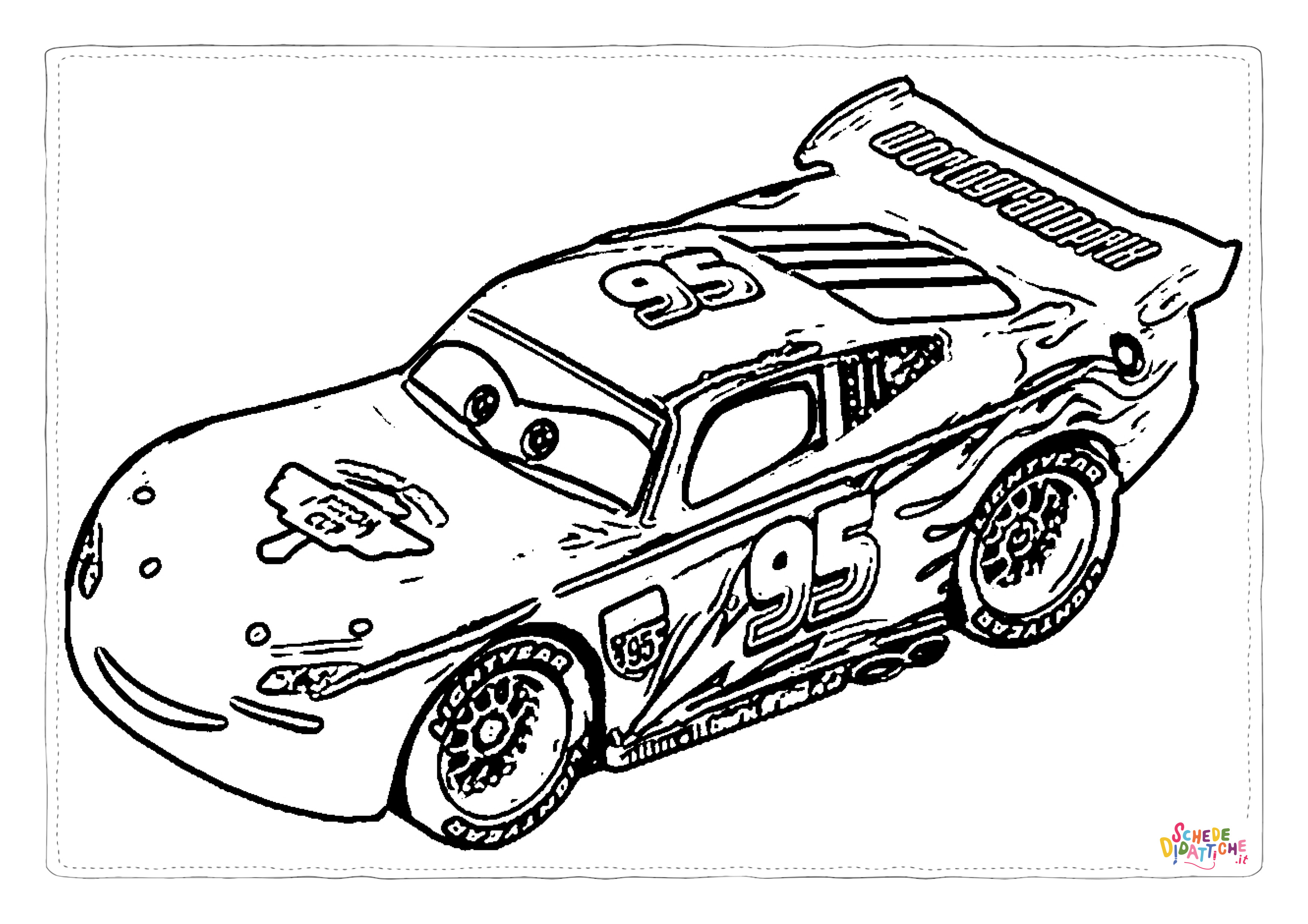 Disegno di Cars da stampare e colorare 203