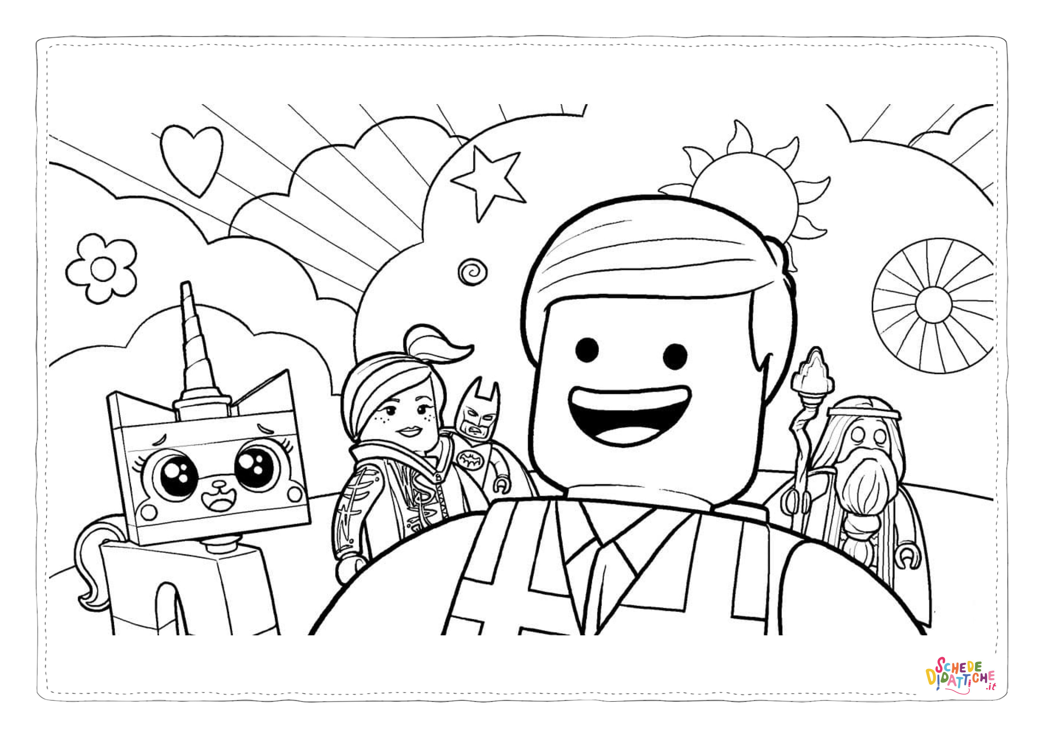 Disegno "Disegno di LEGO City da stampare e colorare 5" Disegno di LEGO City da stampare e colorare 5