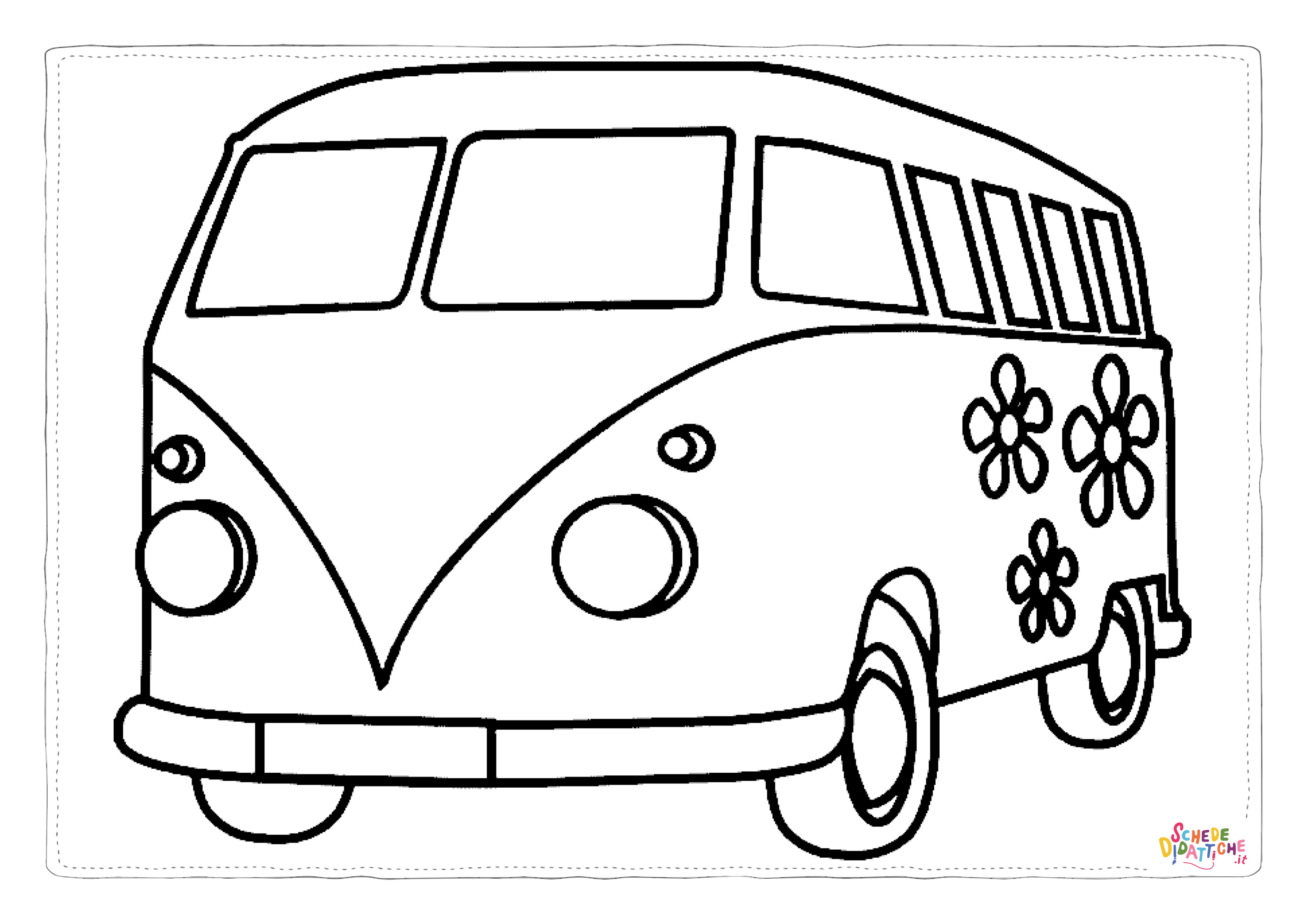 Disegno "Disegno di automobile da stampare e colorare 343" Disegno di automobile da stampare e colorare 343