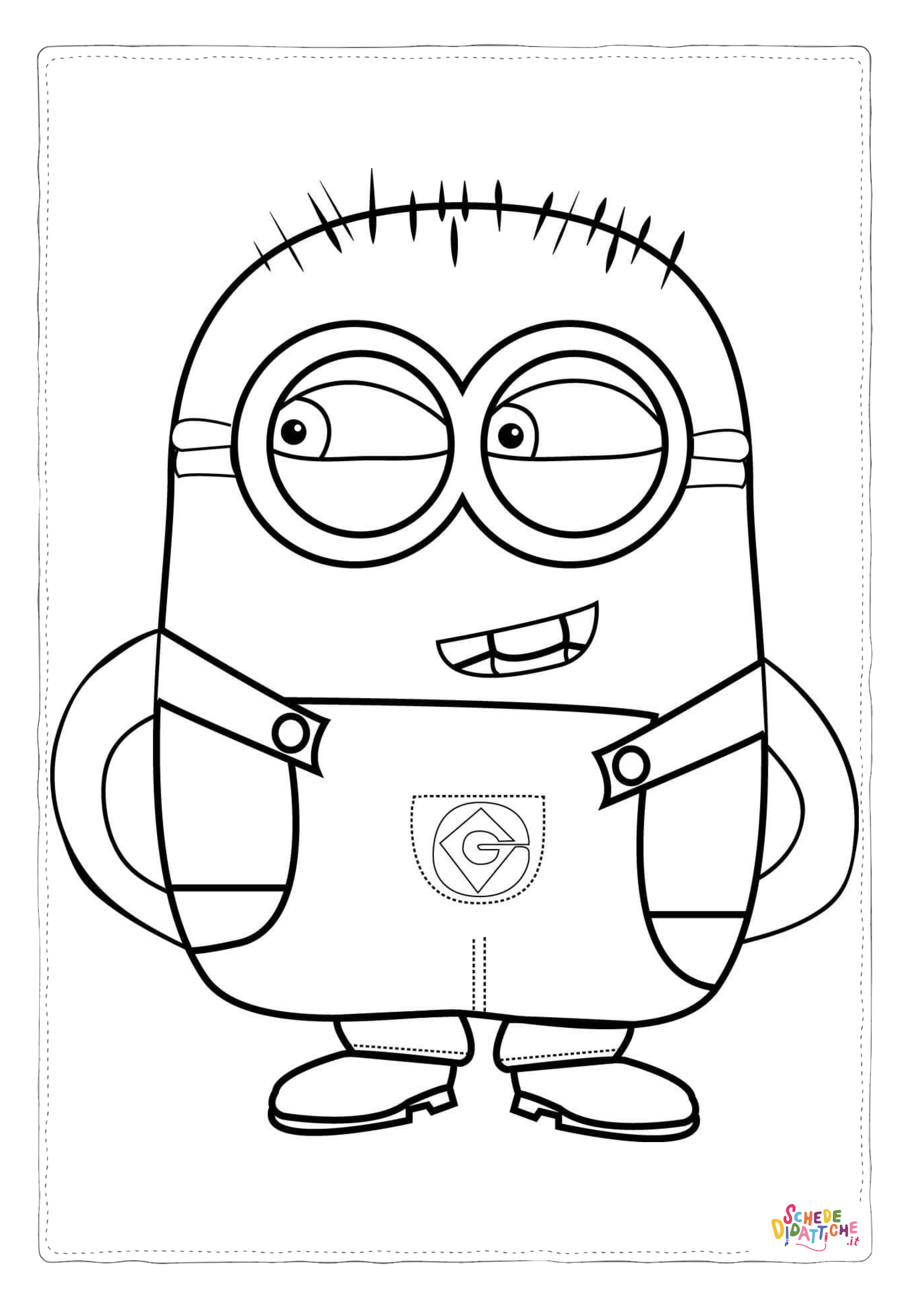 Disegno "Disegno di Cattivissimo me - Minions da stampare e colorare 82" Disegno di Cattivissimo me - Minions da stampare e colorare 82
