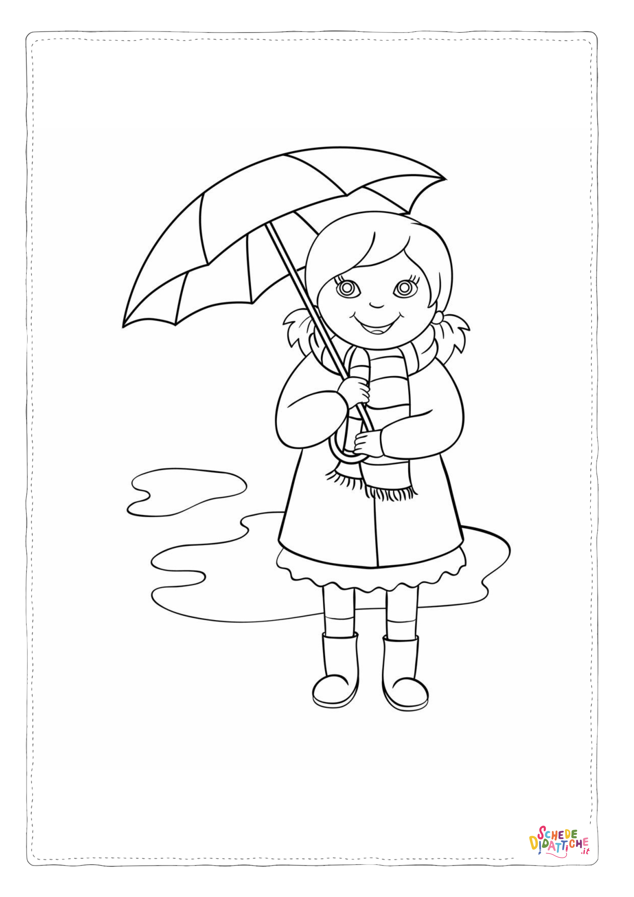 Disegno "Disegno di bambino da stampare e colorare 277" Disegno di bambino da stampare e colorare 277