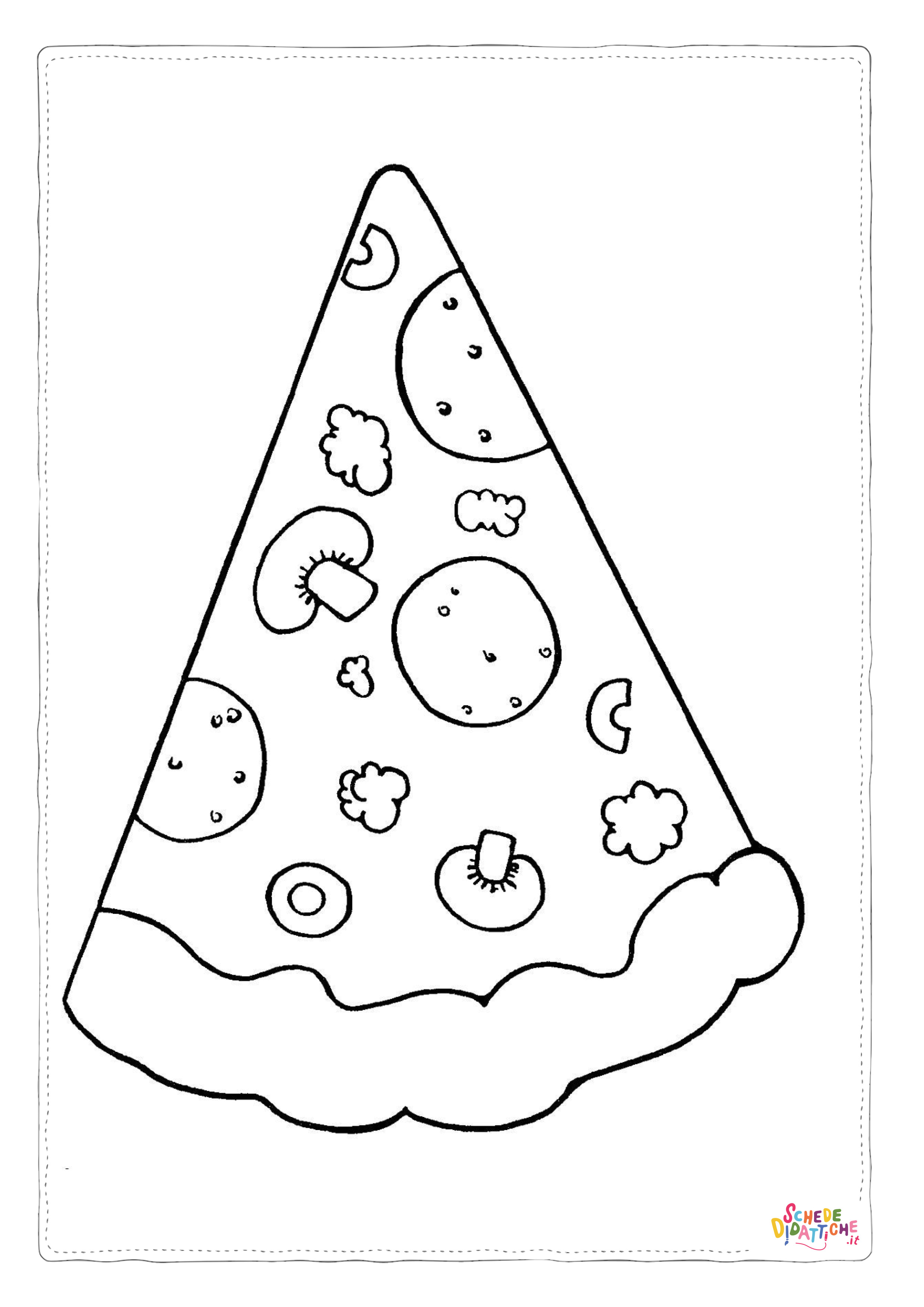 Disegno di Carnevale da stampare e colorare 7