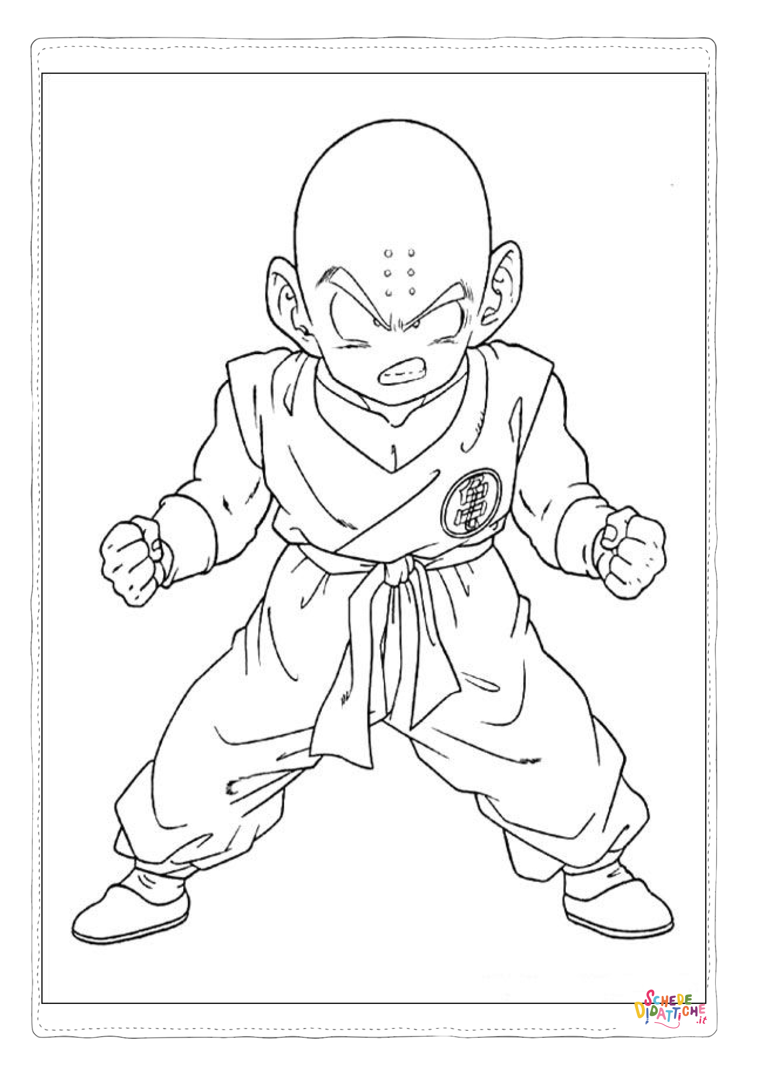 Disegno di Dragon Ball da stampare e colorare 111