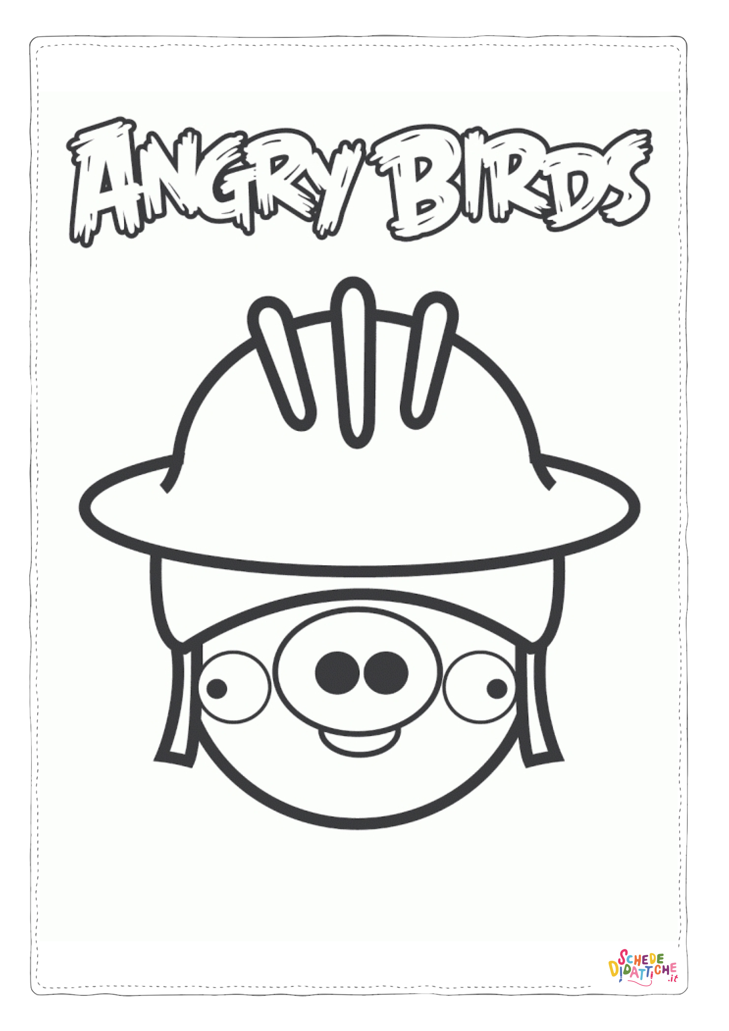 Disegno "Disegno di Angry birds da stampare e colorare 126" Disegno di Angry birds da stampare e colorare 126