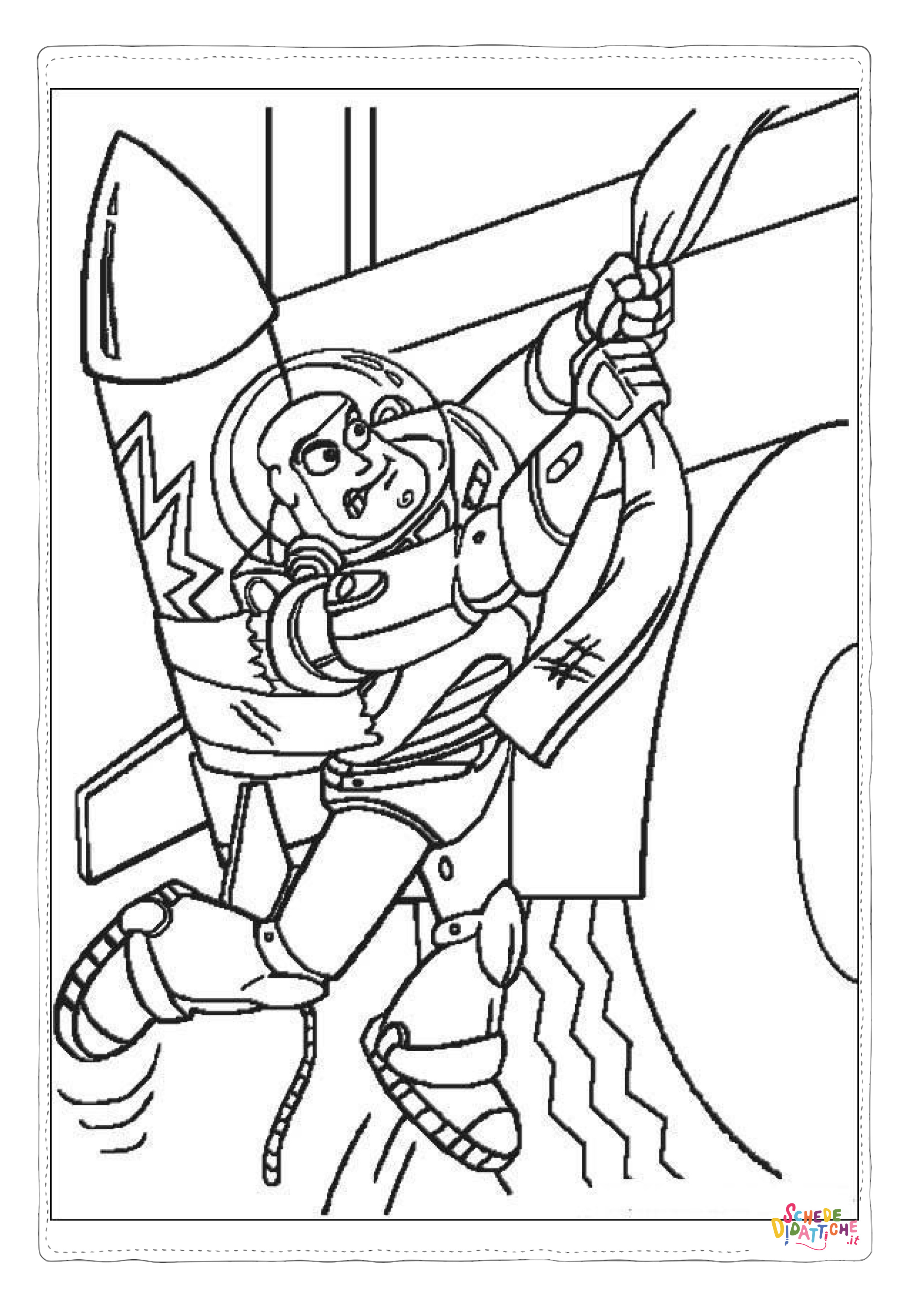 Disegno "Disegno di Toy Story da stampare e colorare 124" Disegno di Toy Story da stampare e colorare 124