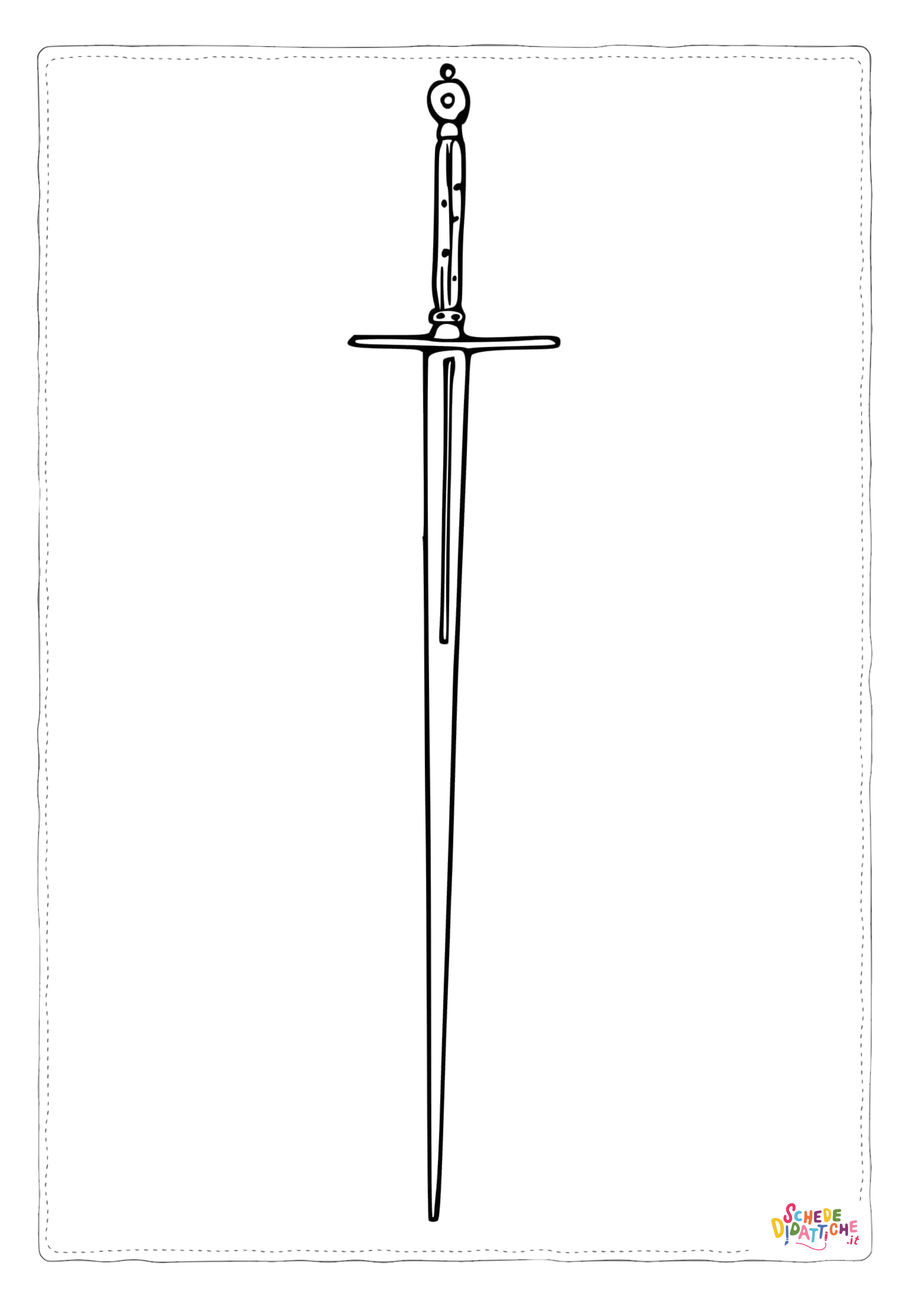 Disegno "Spade da colorare 26" Spade da colorare 26