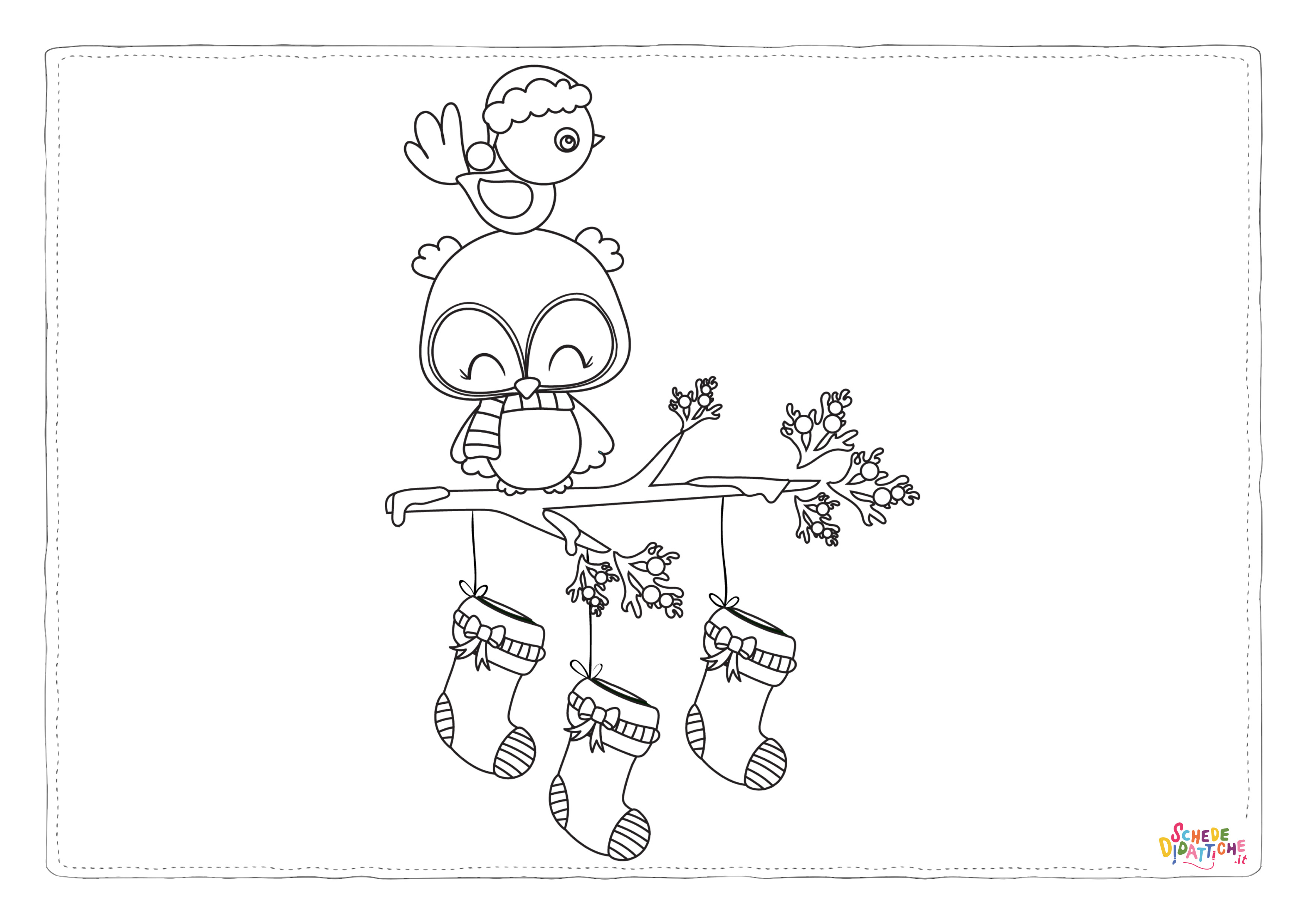 Disegno "WOODLAND-CHRISTMAS-STAMPS-01" WOODLAND-CHRISTMAS-STAMPS-01