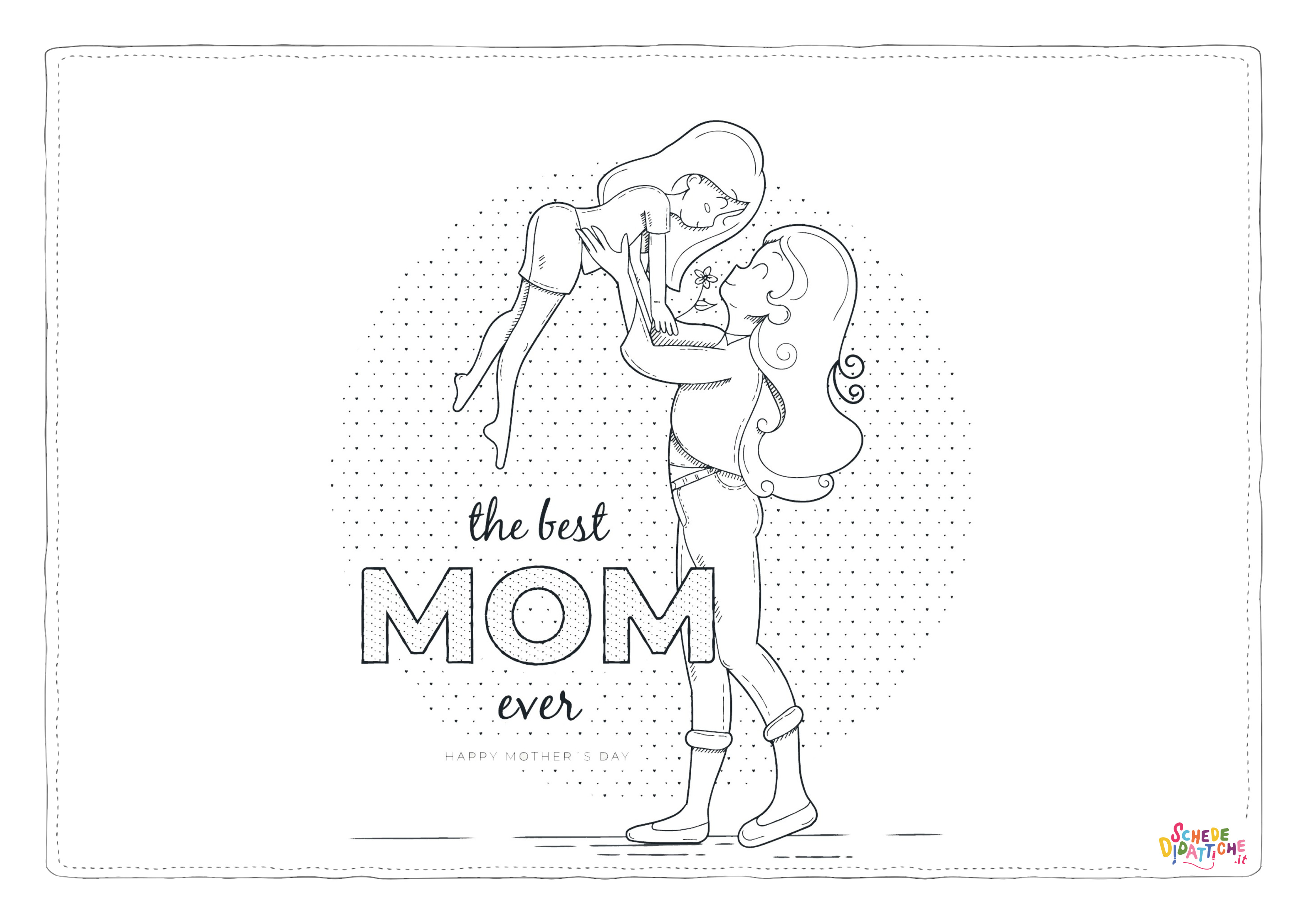 Disegno "Festa della mamma 1" Festa della mamma 1