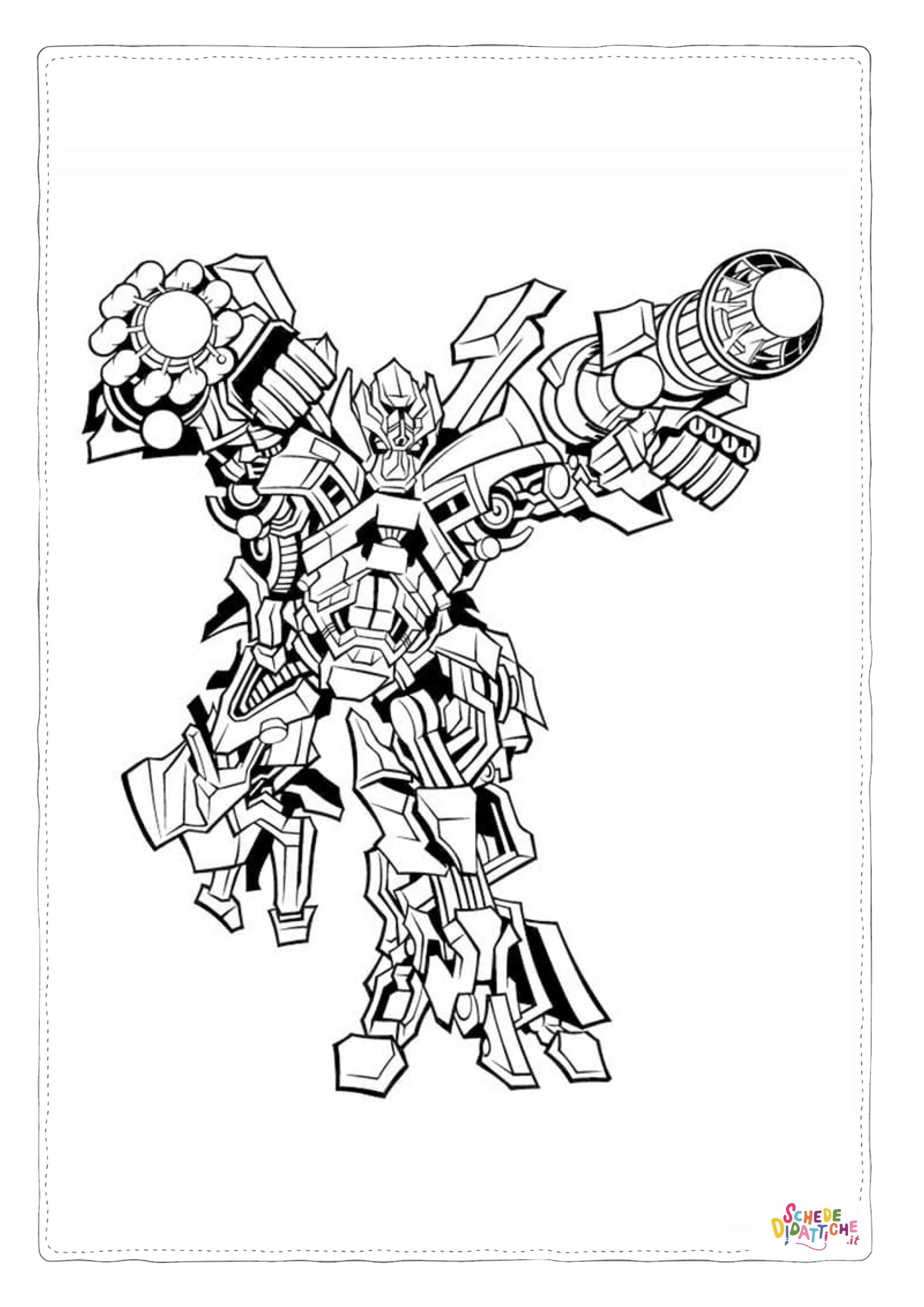 Disegno "Disegno di Transformers da stampare e colorare 46" Disegno di Transformers da stampare e colorare 46