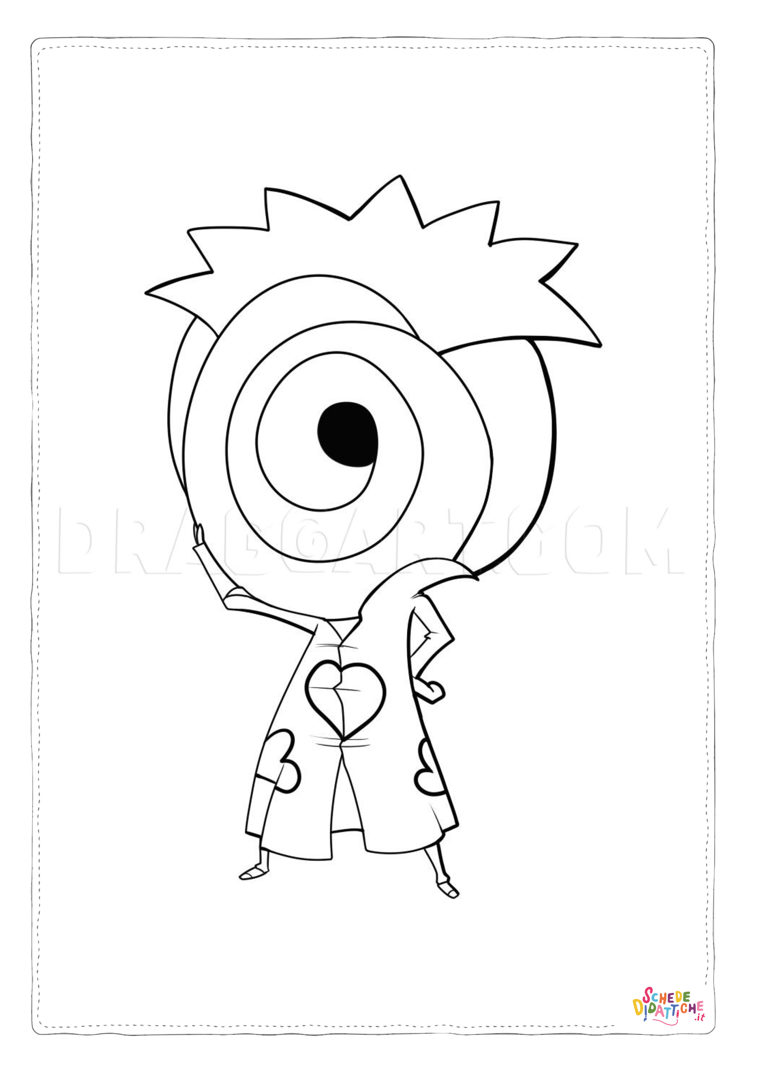 Disegno di Naruto da stampare e colorare 22