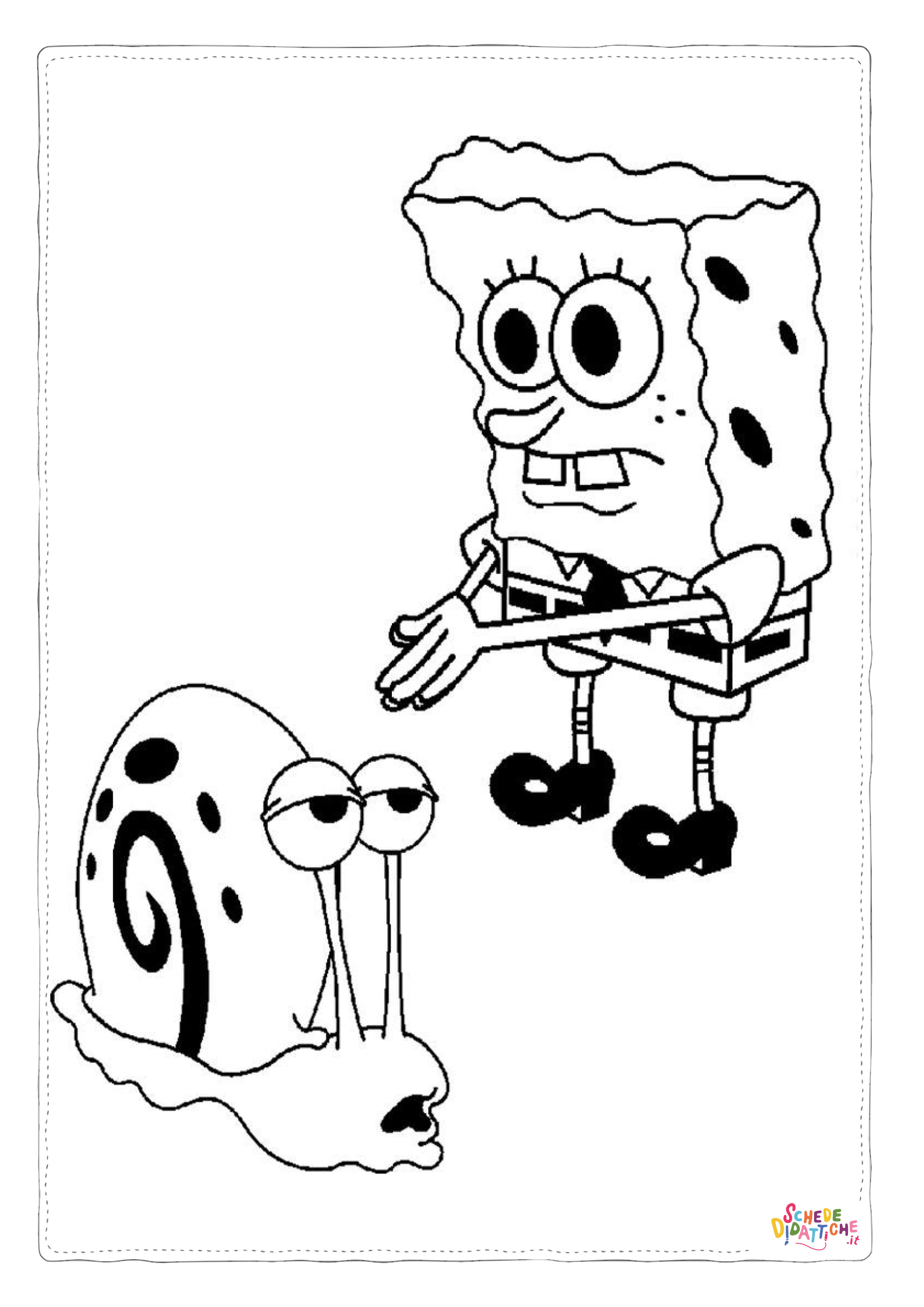 Disegno di Spongebob da stampare e colorare 35