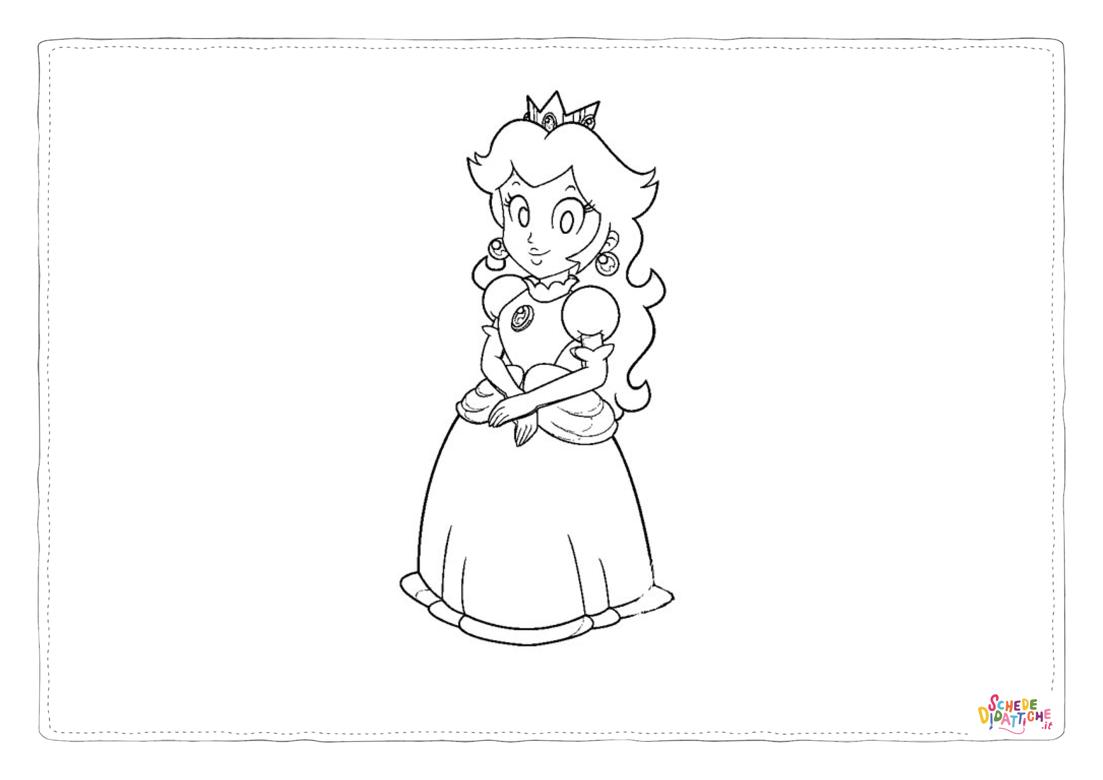 Disegno "Disegno di Super Mario da stampare e colorare 57" Disegno di Super Mario da stampare e colorare 57