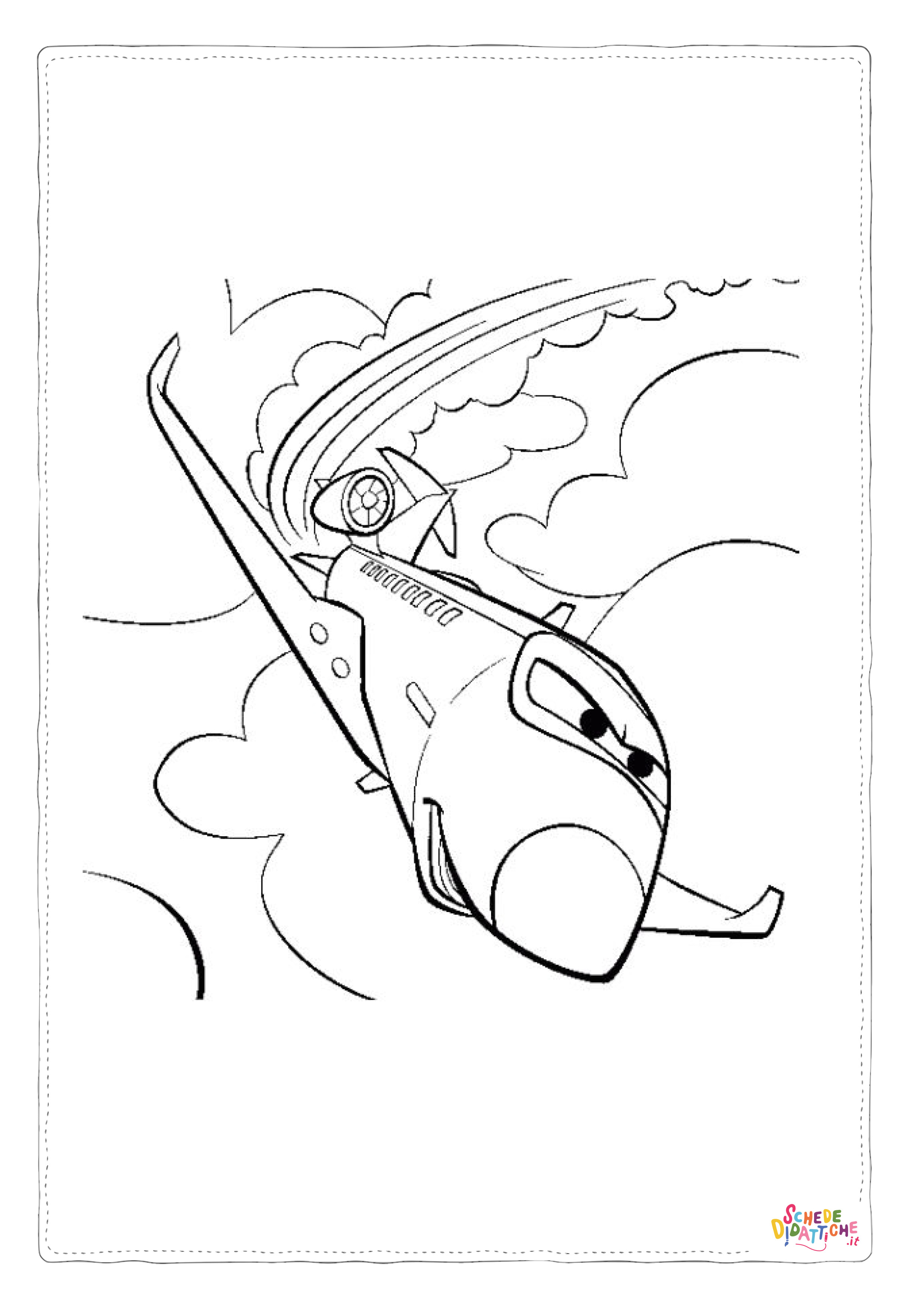 Disegno di Cars da stampare e colorare 154