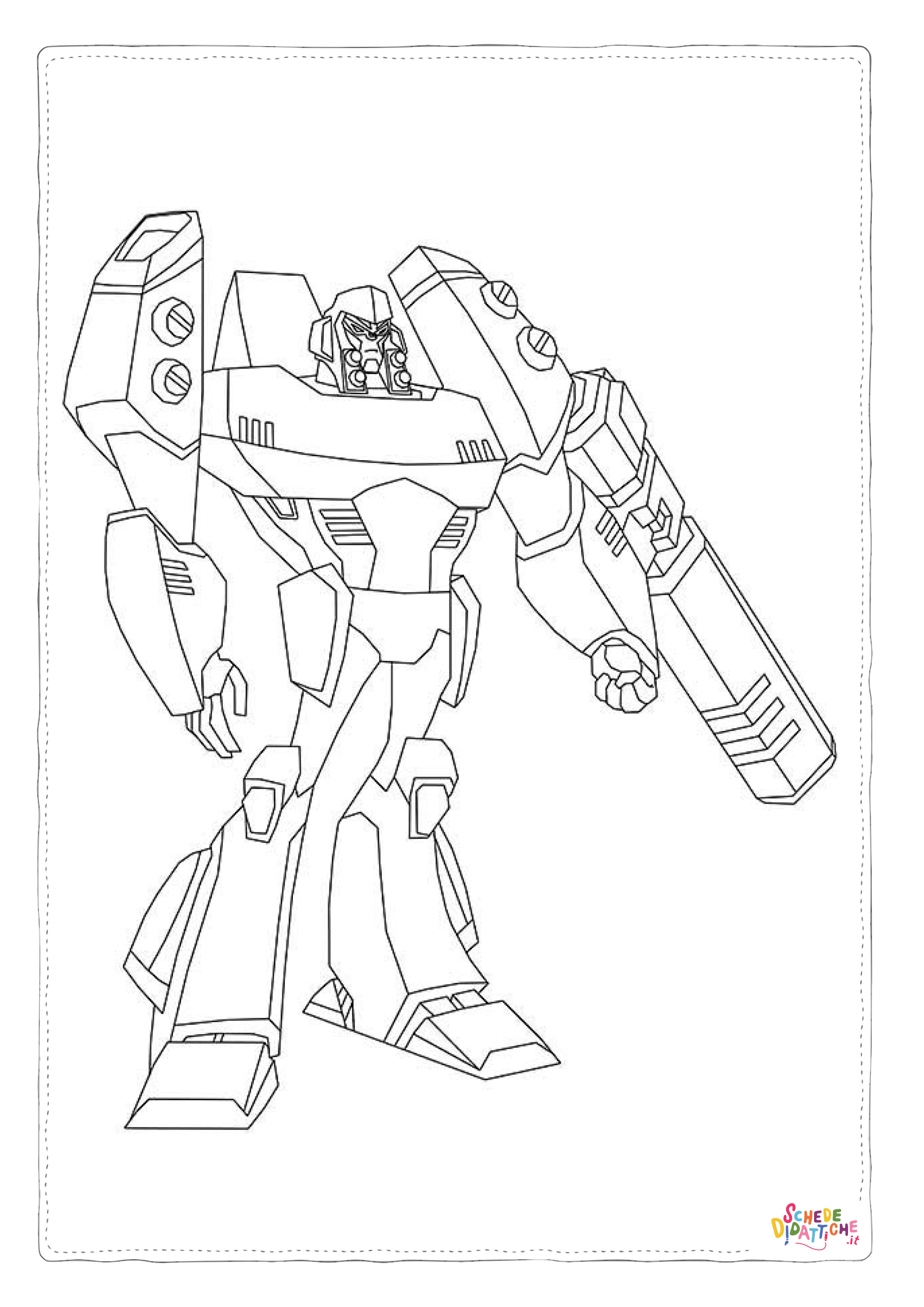 Disegno "Disegno di Transformers da stampare e colorare 5" Disegno di Transformers da stampare e colorare 5