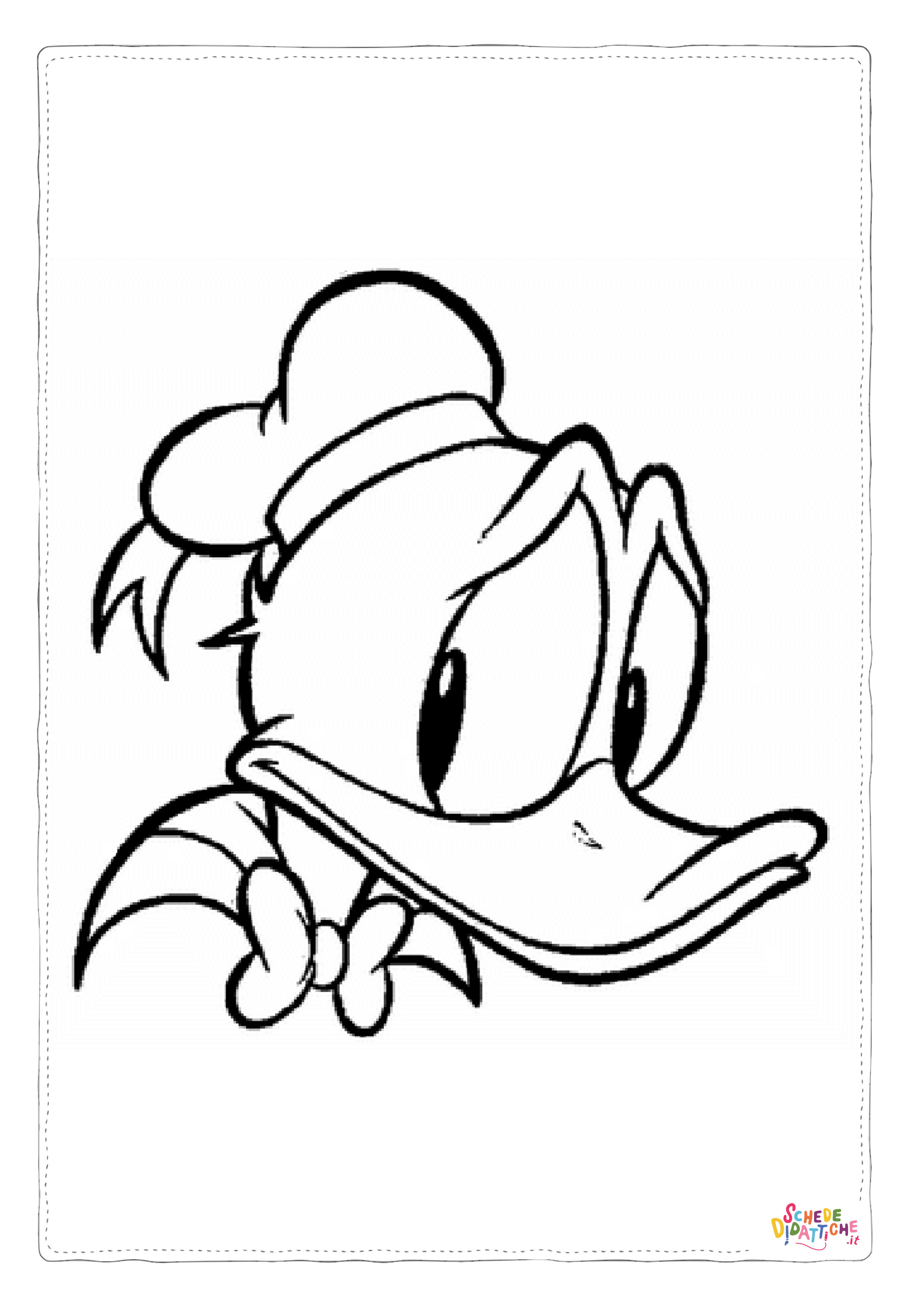 Disegno di Paperino da stampare e colorare 47