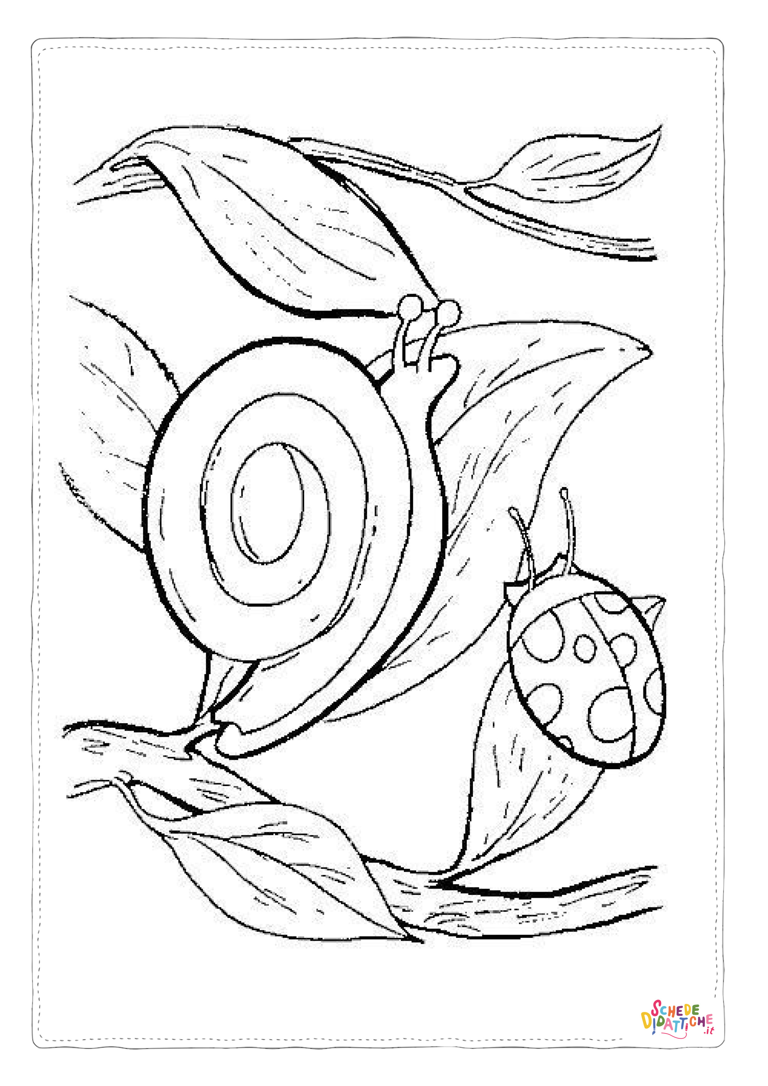 Disegno di lumaca da stampare e colorare 39