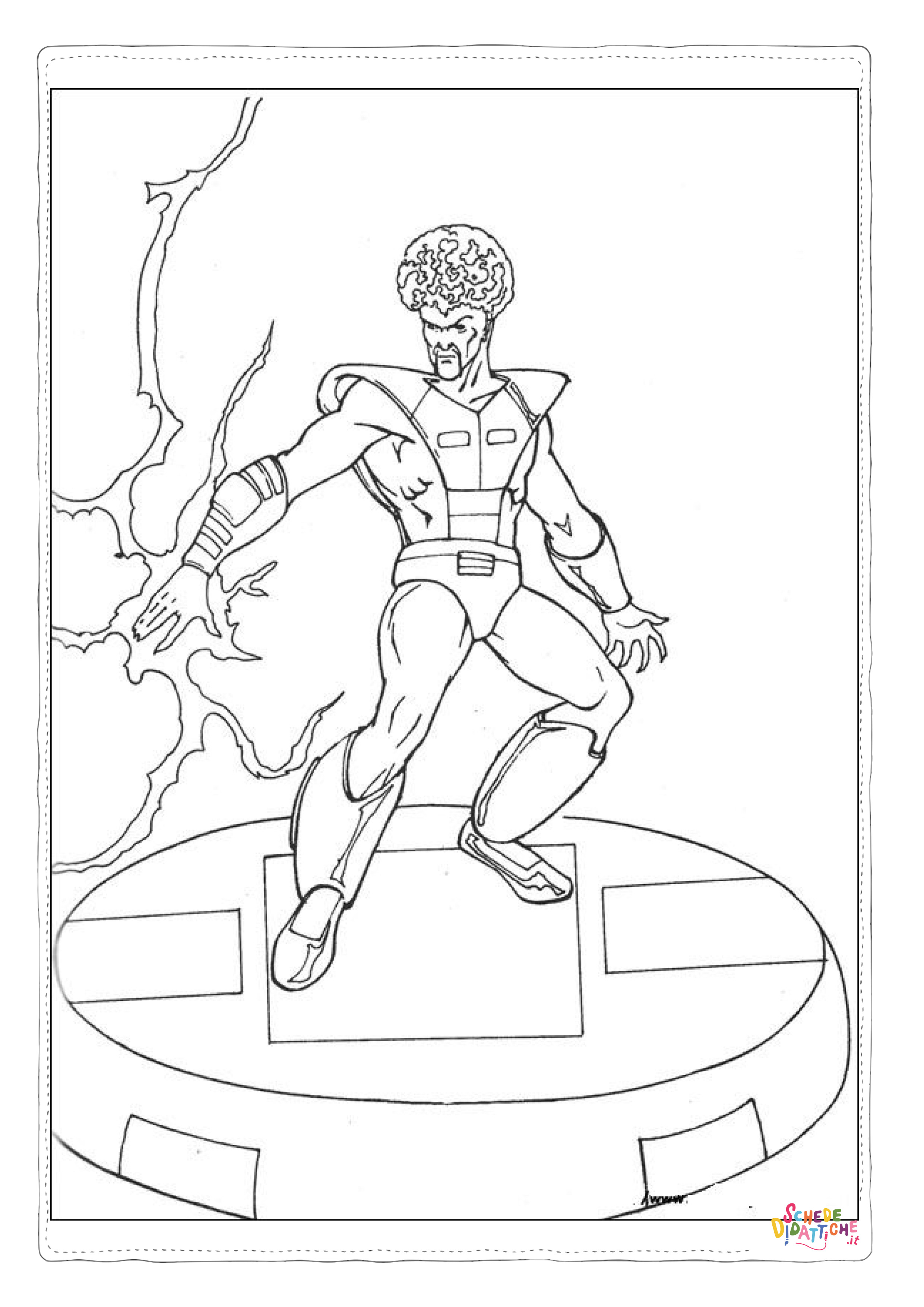 Disegno "Disegno di Hulk da stampare e colorare 38" Disegno di Hulk da stampare e colorare 38