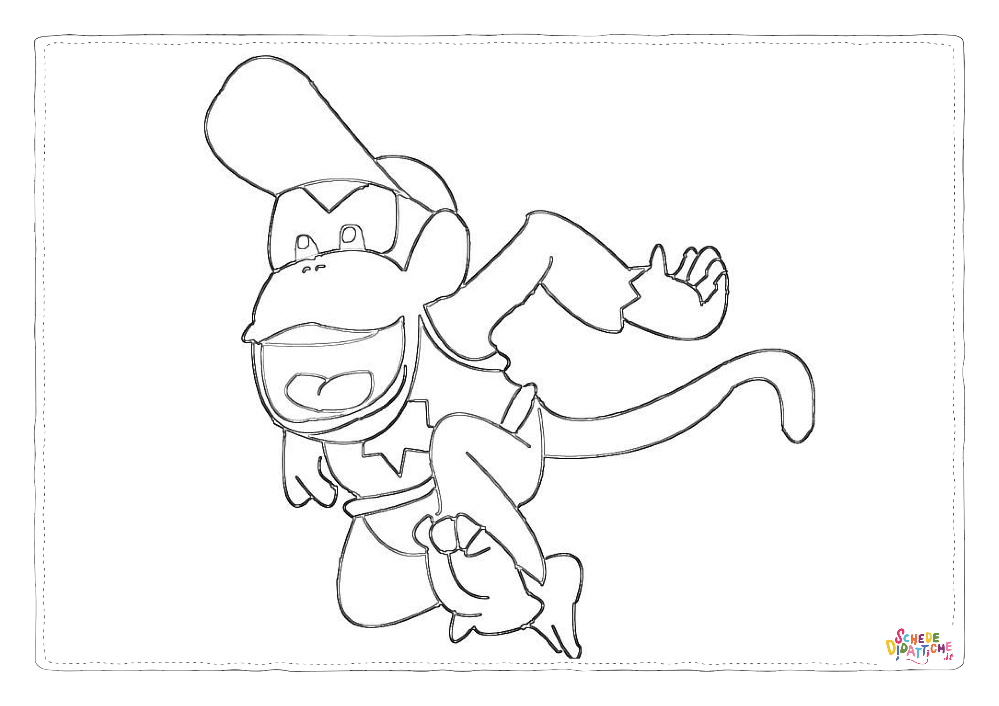 Disegno "Disegno di Monkey Island da stampare e colorare 1" Disegno di Monkey Island da stampare e colorare 1