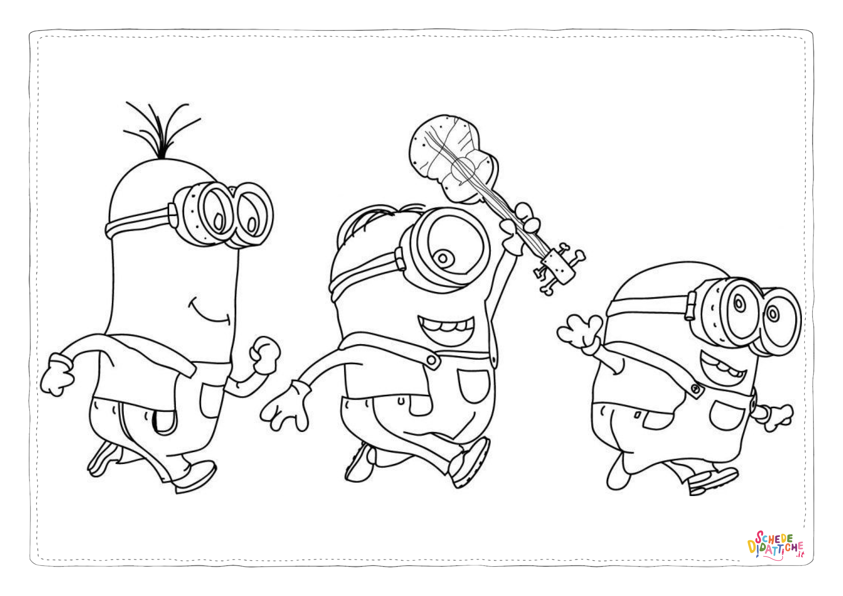 Disegno "Disegno di Cattivissimo me - Minions da stampare e colorare 54" Disegno di Cattivissimo me - Minions da stampare e colorare 54