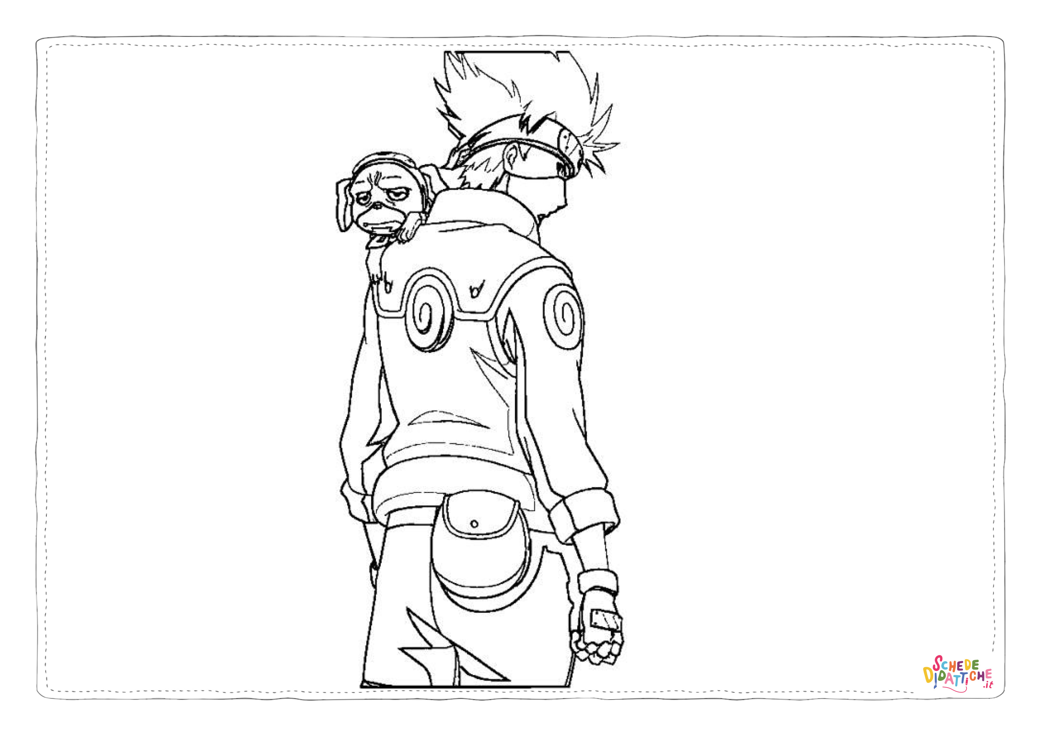 Disegno di Naruto da stampare e colorare 33