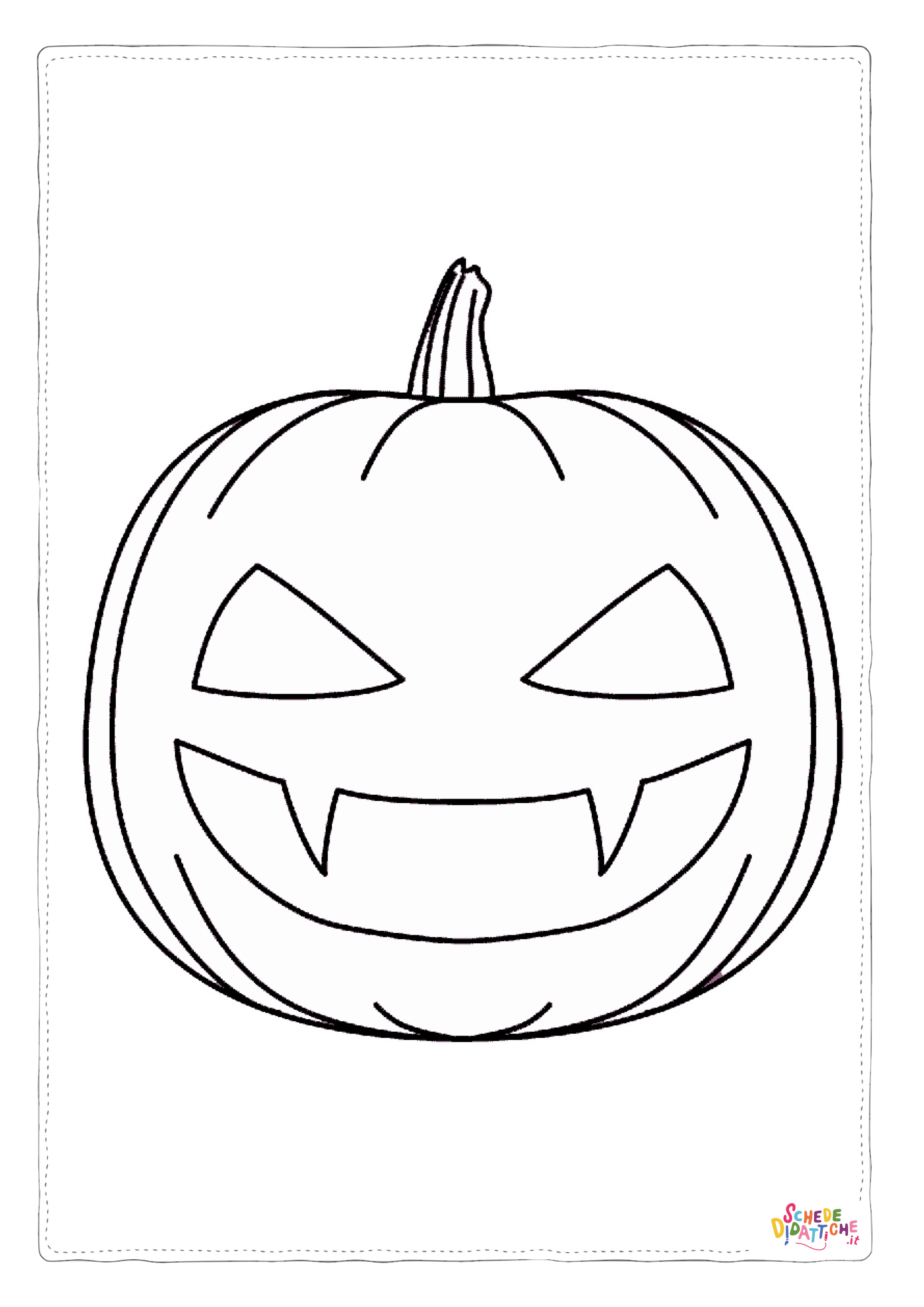 Disegno "Disegno di zucca di Halloween da stampare e colorare 171" Disegno di zucca di Halloween da stampare e colorare 171