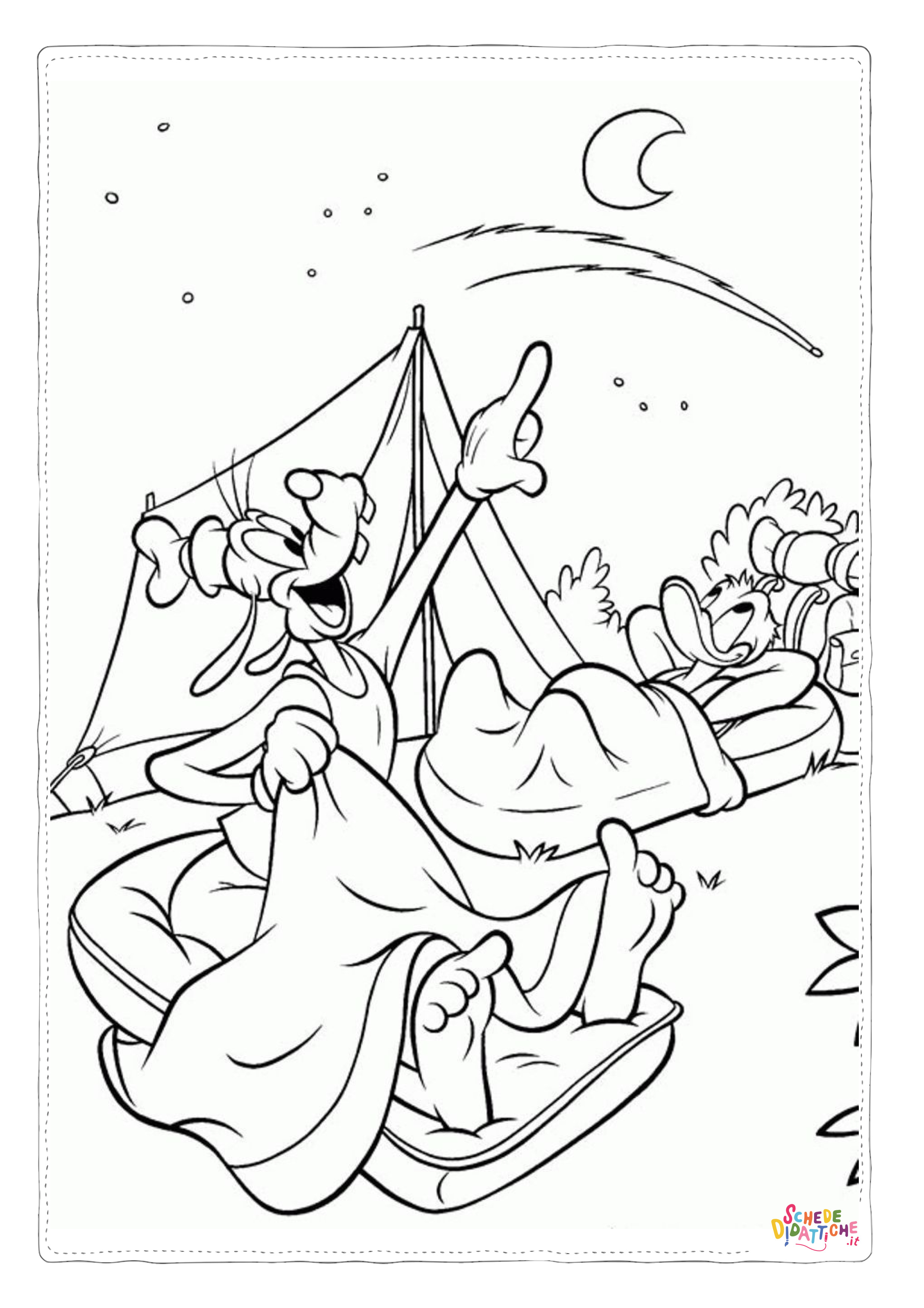 Disegno "Disegno di Pippo da stampare e colorare 72" Disegno di Pippo da stampare e colorare 72