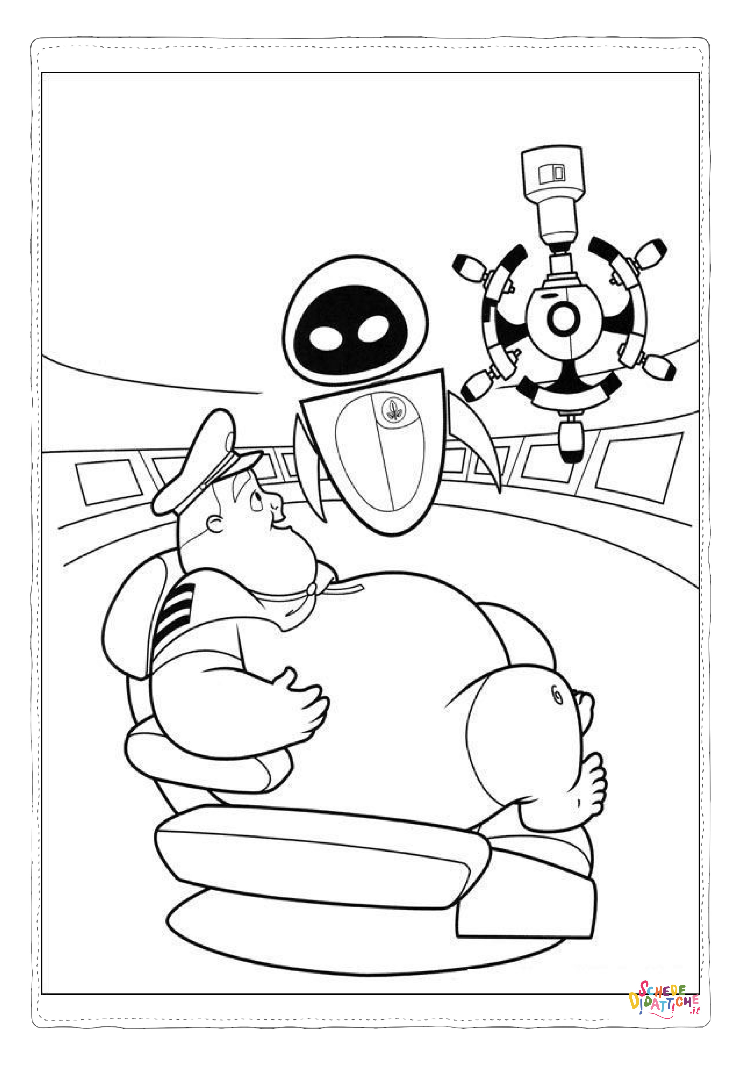 Disegno "Disegno di Wall-E da stampare e colorare 49" Disegno di Wall-E da stampare e colorare 49