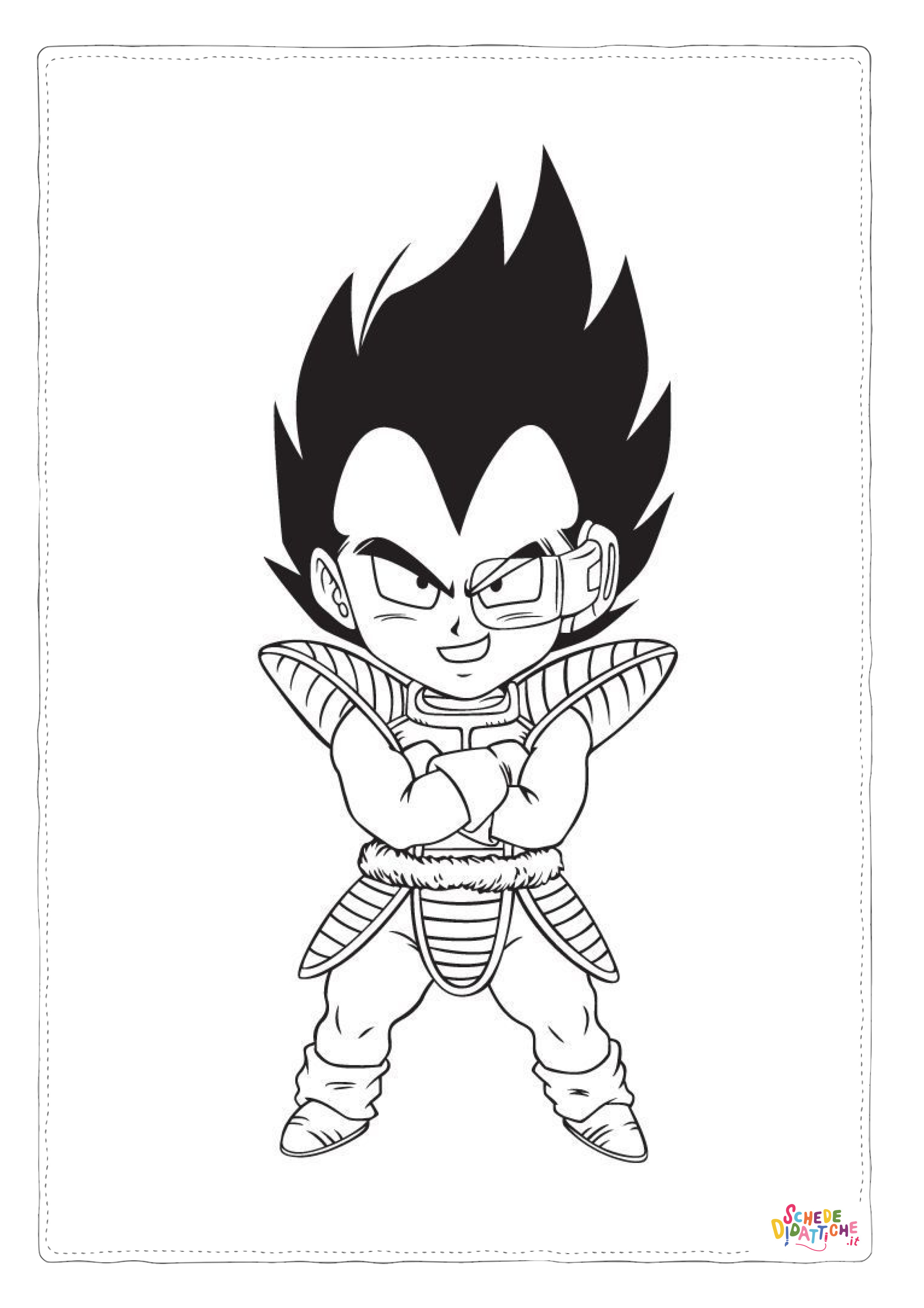 Disegno "Disegno di Dragon Ball da stampare e colorare 159" Disegno di Dragon Ball da stampare e colorare 159