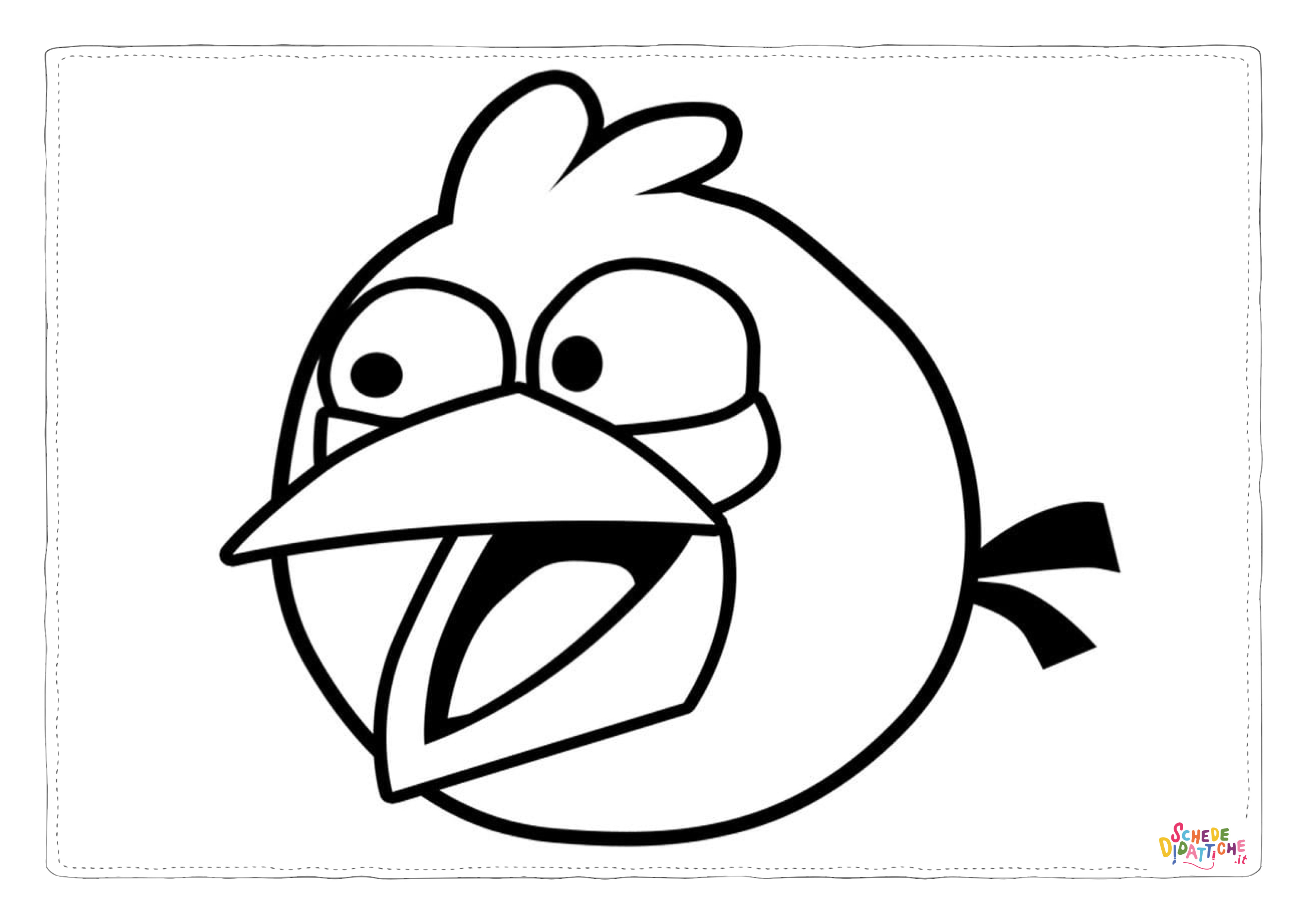 Disegno di Angry birds da stampare e colorare 115