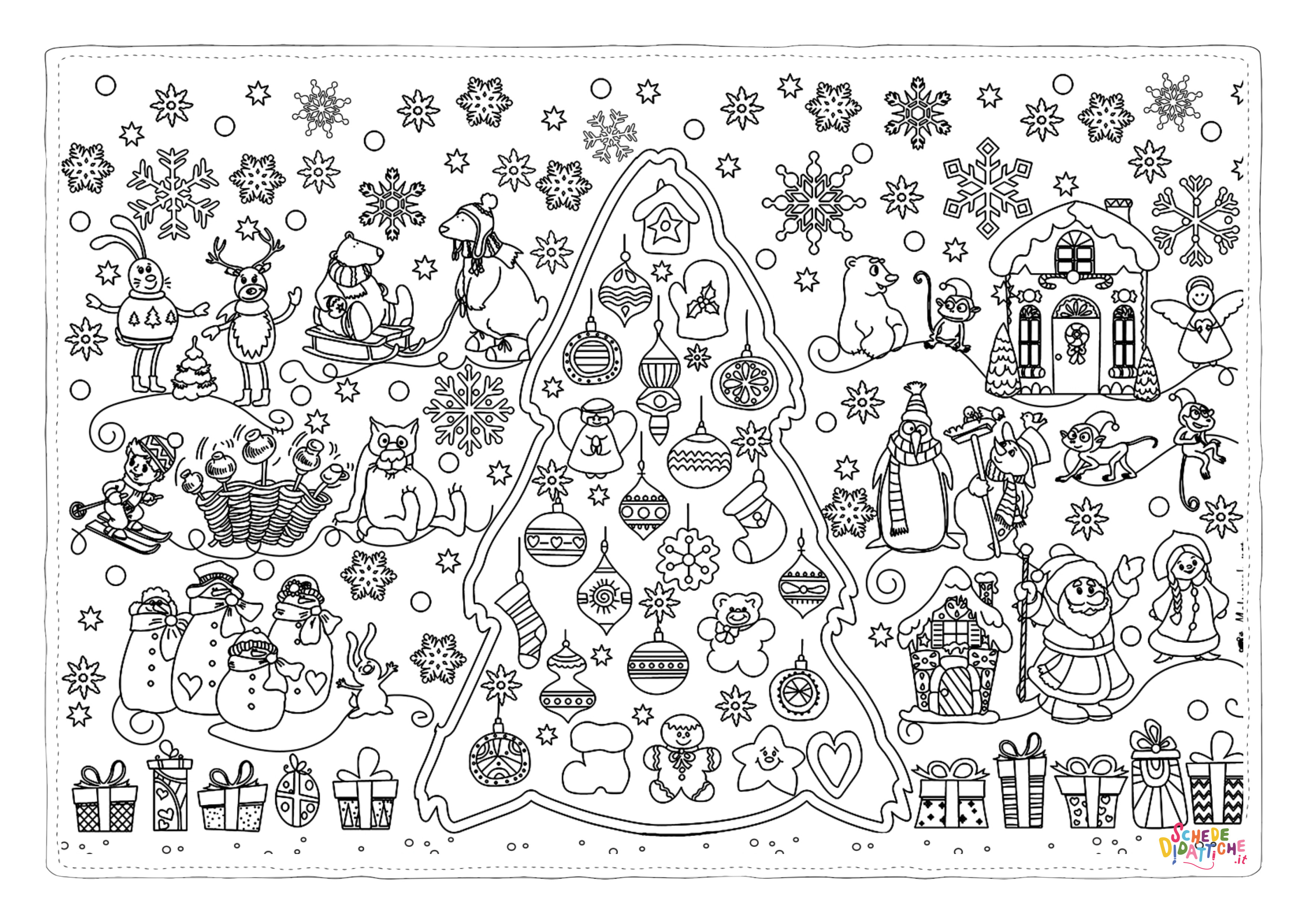 Disegno "Disegno di mandala da stampare e colorare 1001" Disegno di mandala da stampare e colorare 1001