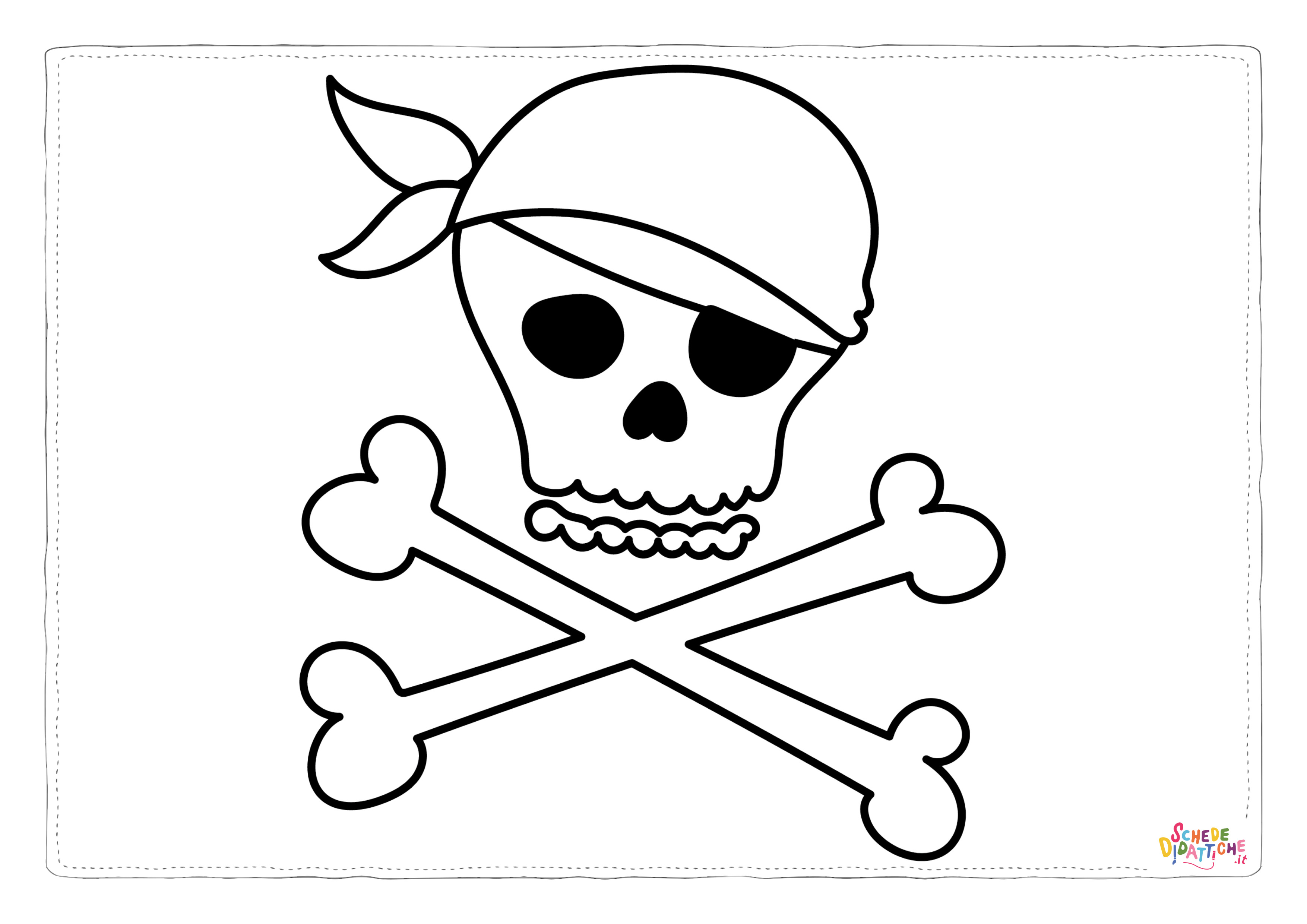 Disegno "PIRATE GIRL STAMPS-09" PIRATE GIRL STAMPS-09