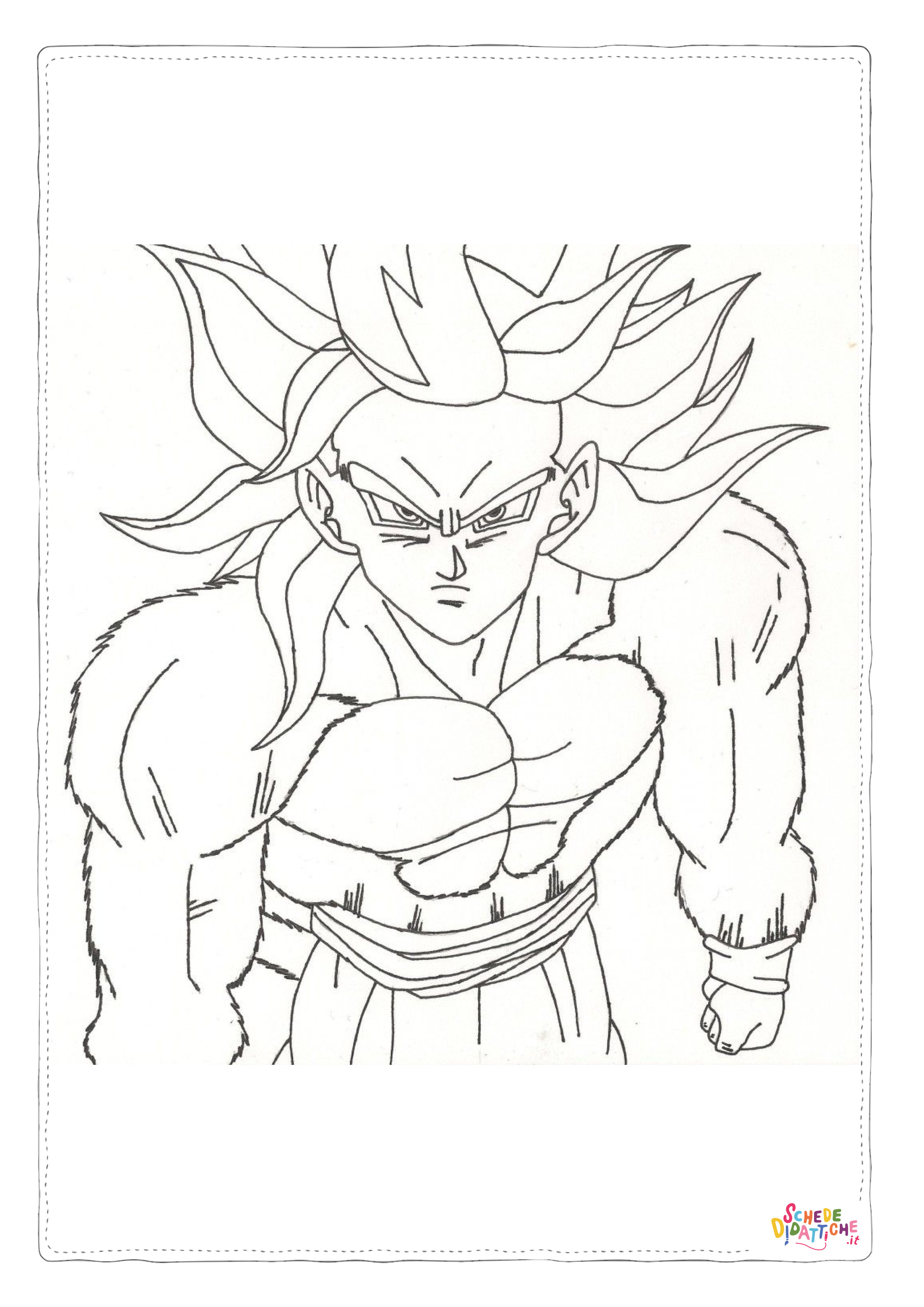 Disegno "Disegno di Dragon Ball da stampare e colorare 50" Disegno di Dragon Ball da stampare e colorare 50