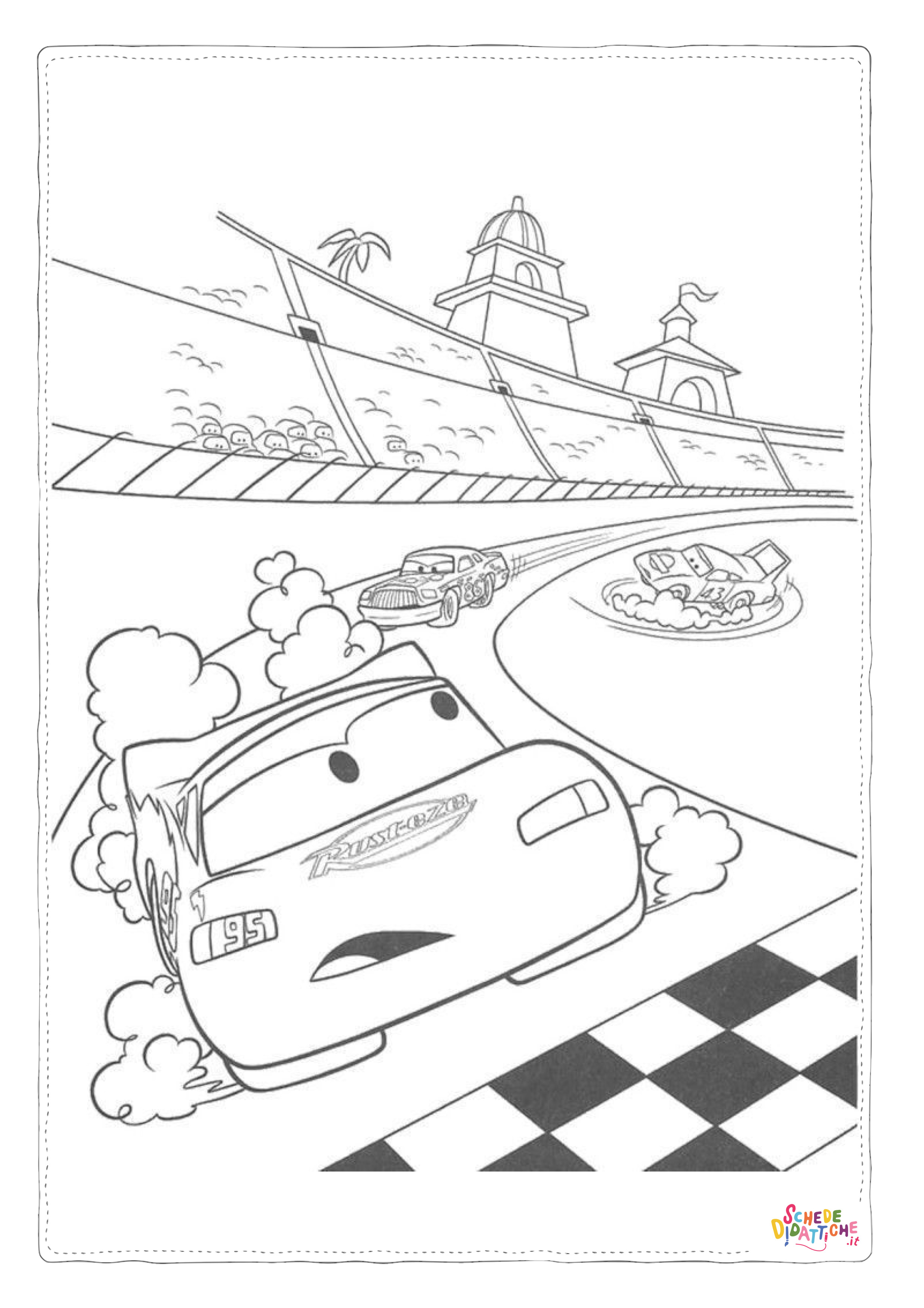 Disegno di Cars da stampare e colorare 266