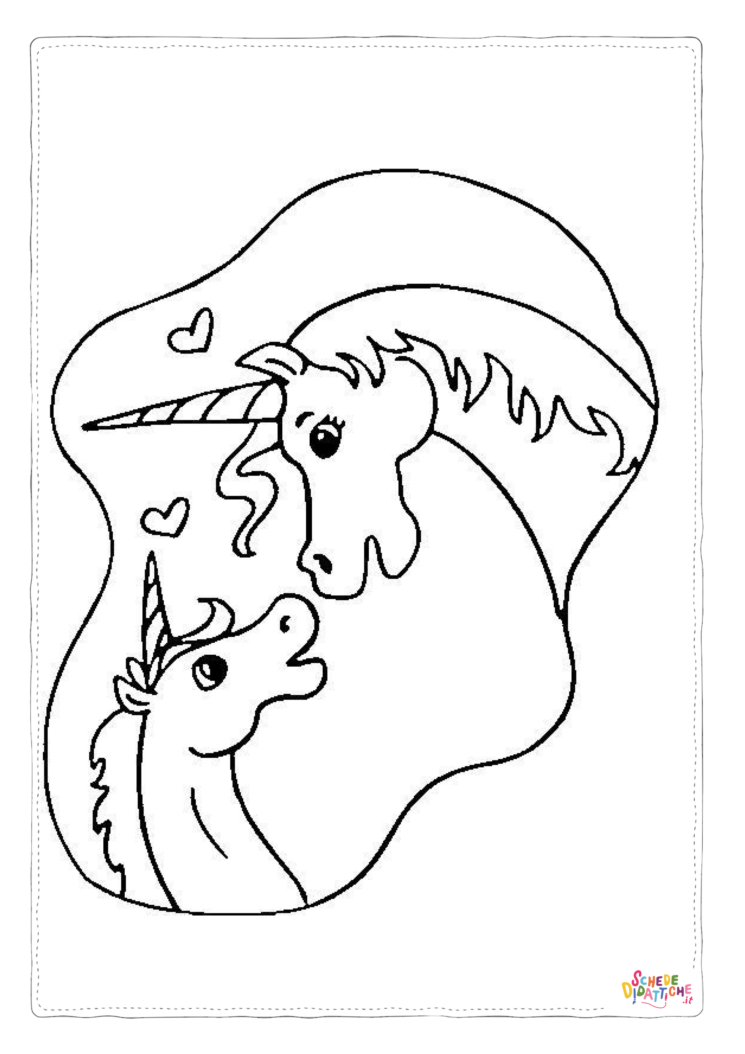 Disegno "Disegno di San Valentino da stampare e colorare 97" Disegno di San Valentino da stampare e colorare 97