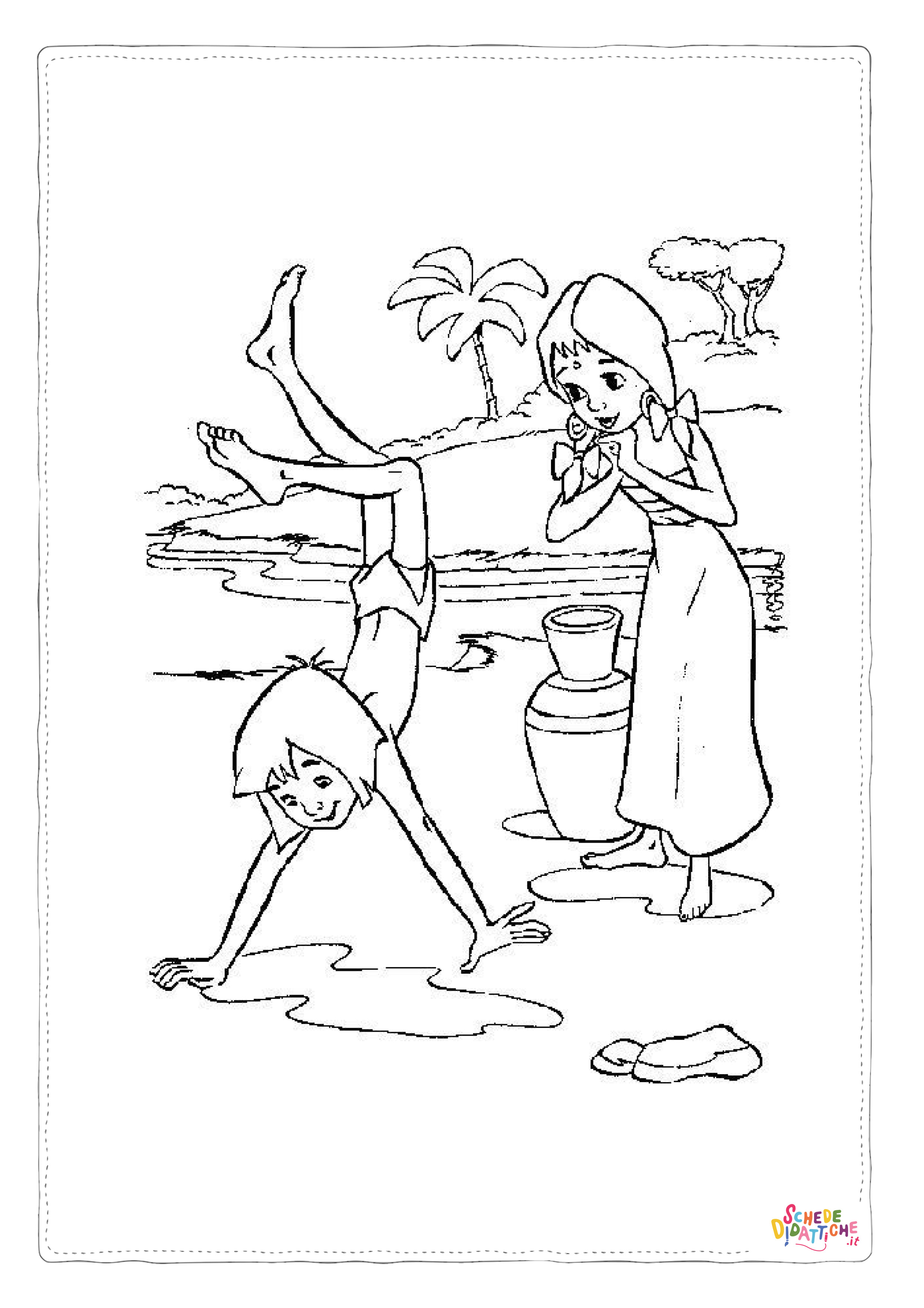 Disegno "Disegno di Il libro della giungla da stampare e colorare 98" Disegno di Il libro della giungla da stampare e colorare 98
