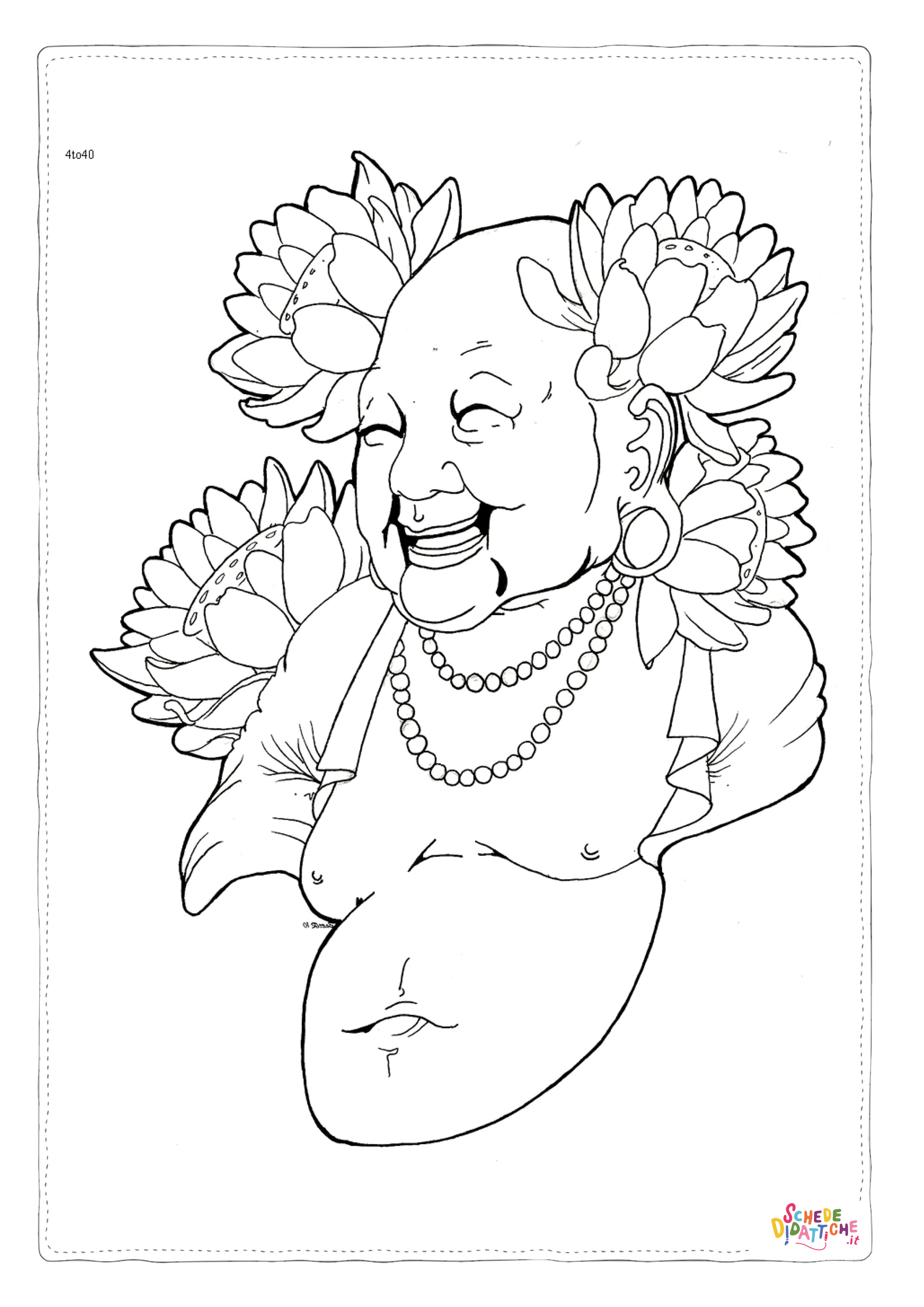 Disegno "Disegno di Induismo da stampare e colorare 17" Disegno di Induismo da stampare e colorare 17