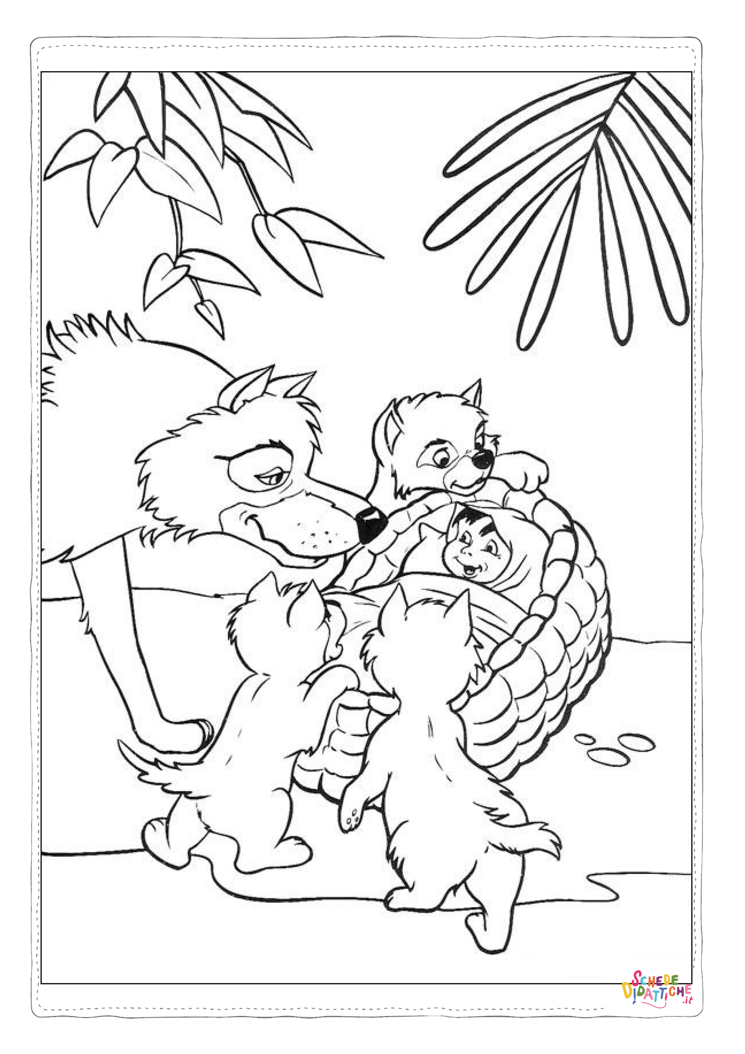 Disegno "Disegno di Il libro della giungla da stampare e colorare 74" Disegno di Il libro della giungla da stampare e colorare 74