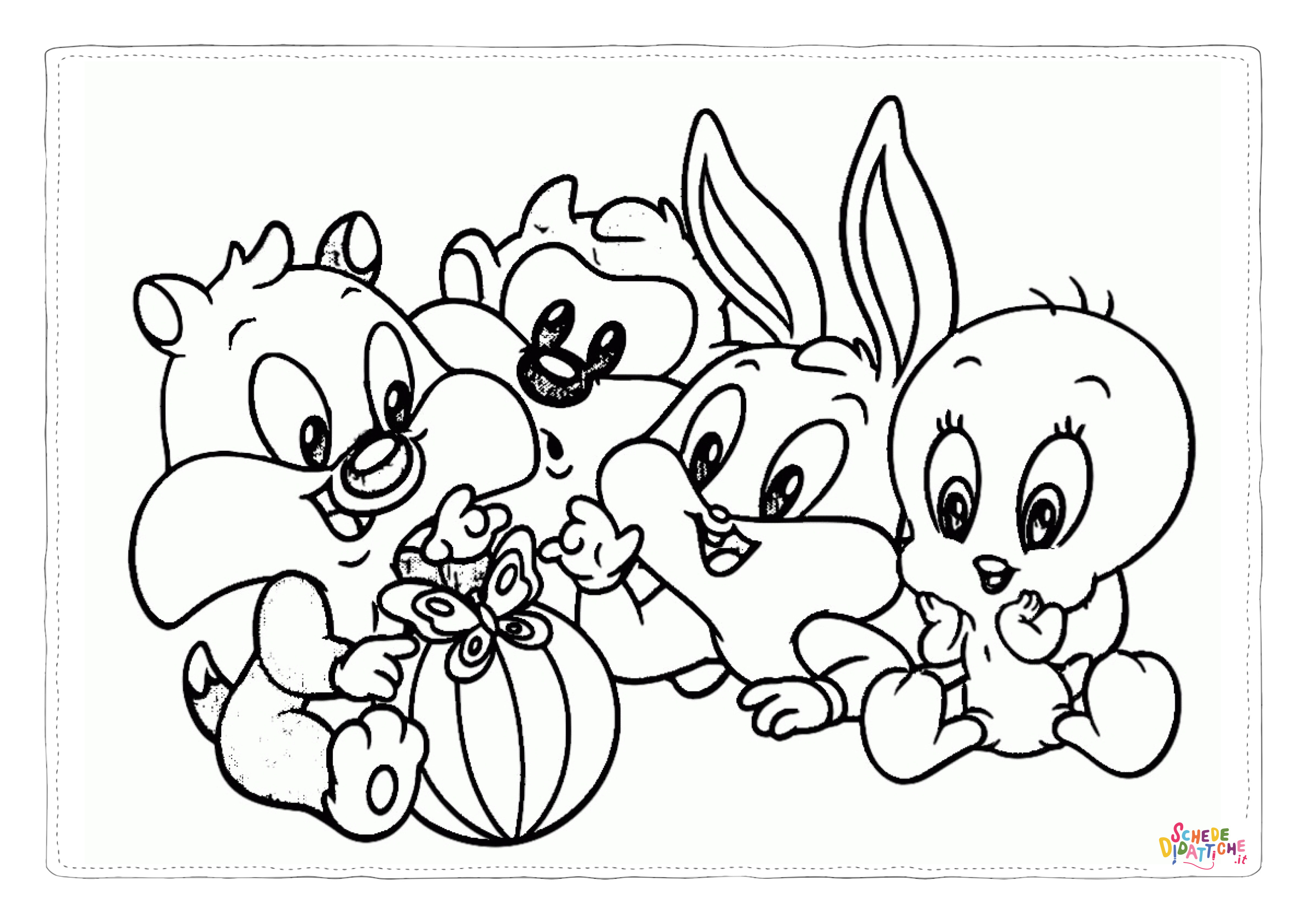 Disegno di Bugs Bunny da stampare e colorare 37