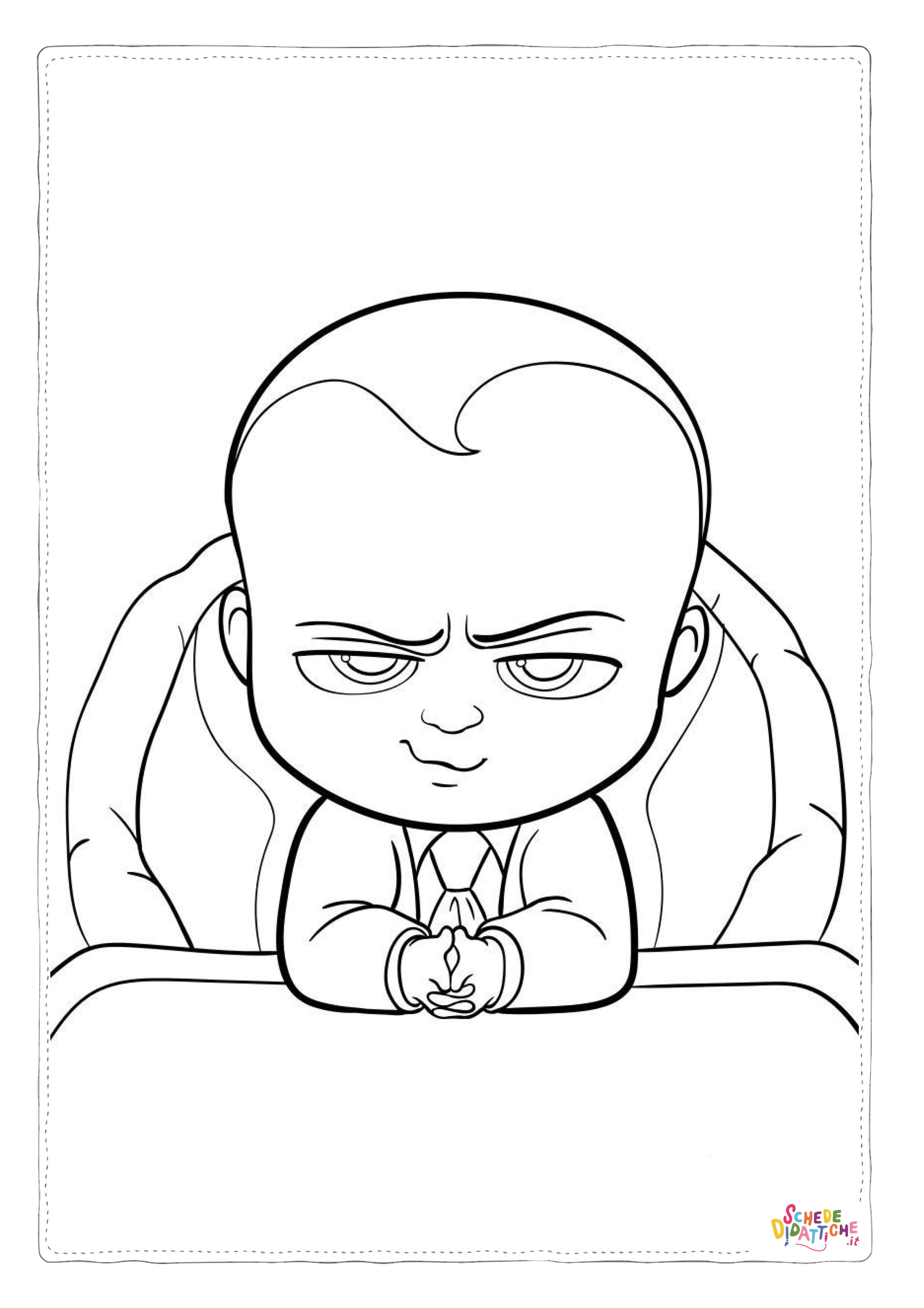 Disegno di Baby Boss da stampare e colorare