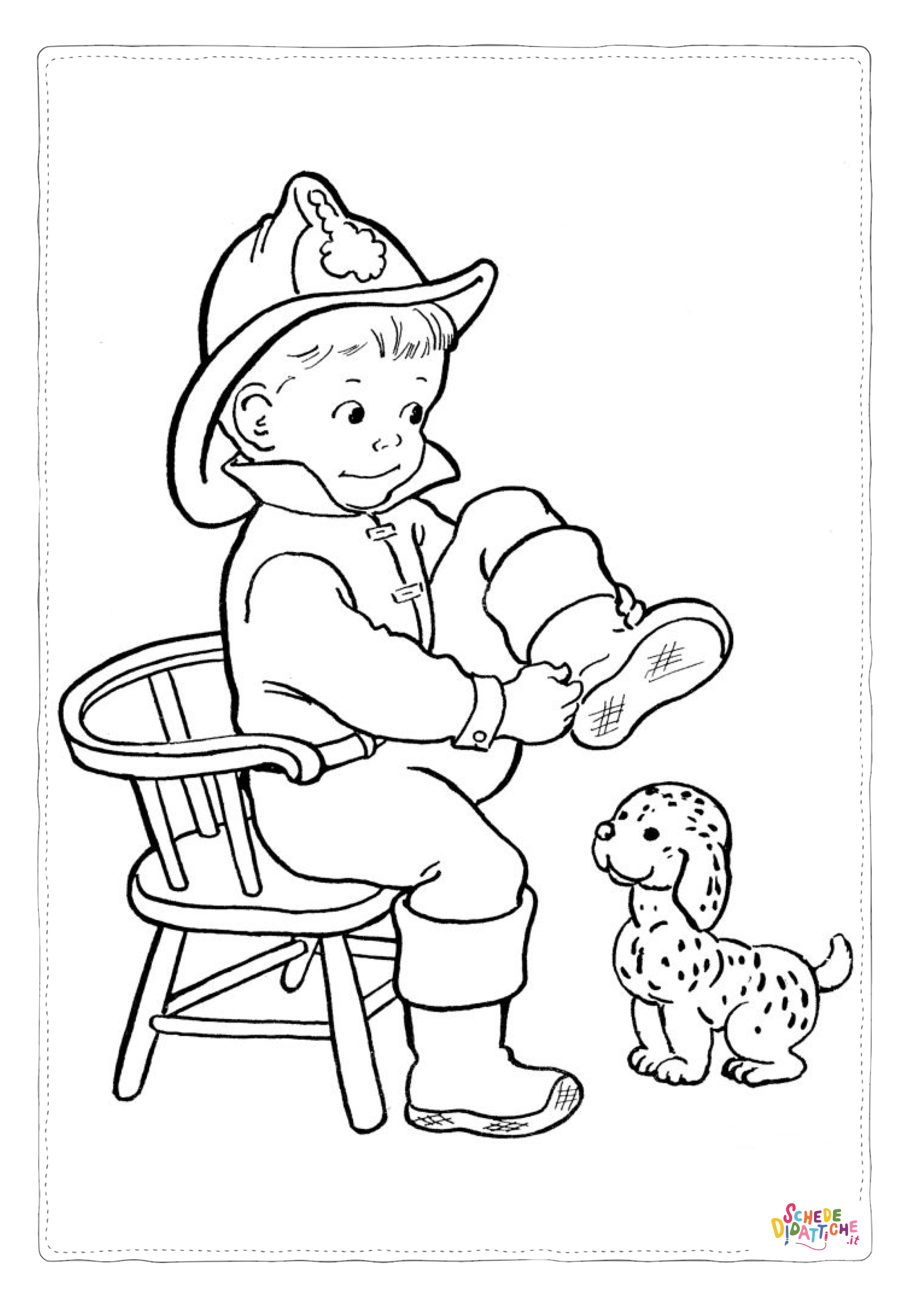 Disegno "Disegno di bambino da stampare e colorare 37" Disegno di bambino da stampare e colorare 37
