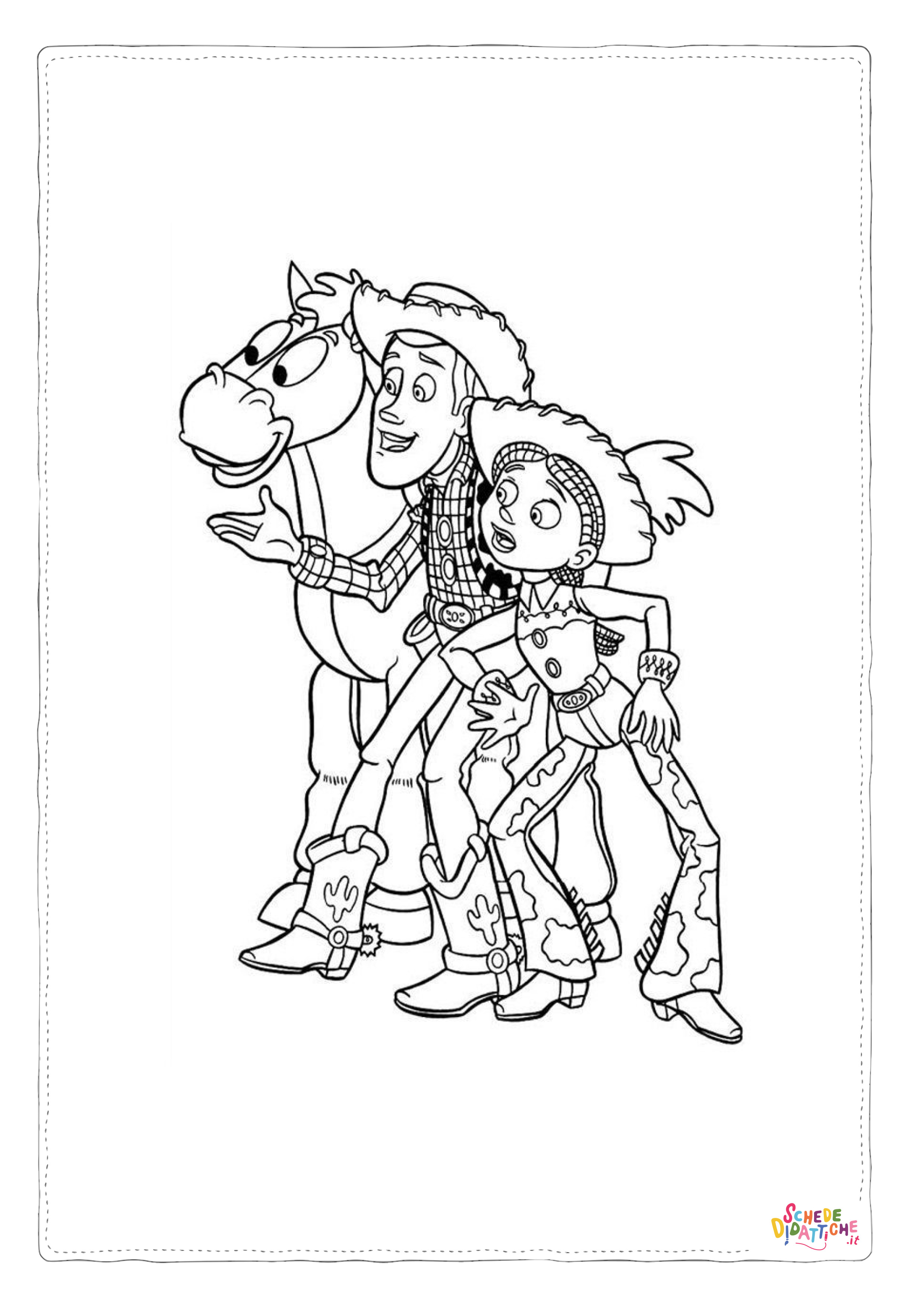 Disegno "Disegno di Toy Story da stampare e colorare 108" Disegno di Toy Story da stampare e colorare 108