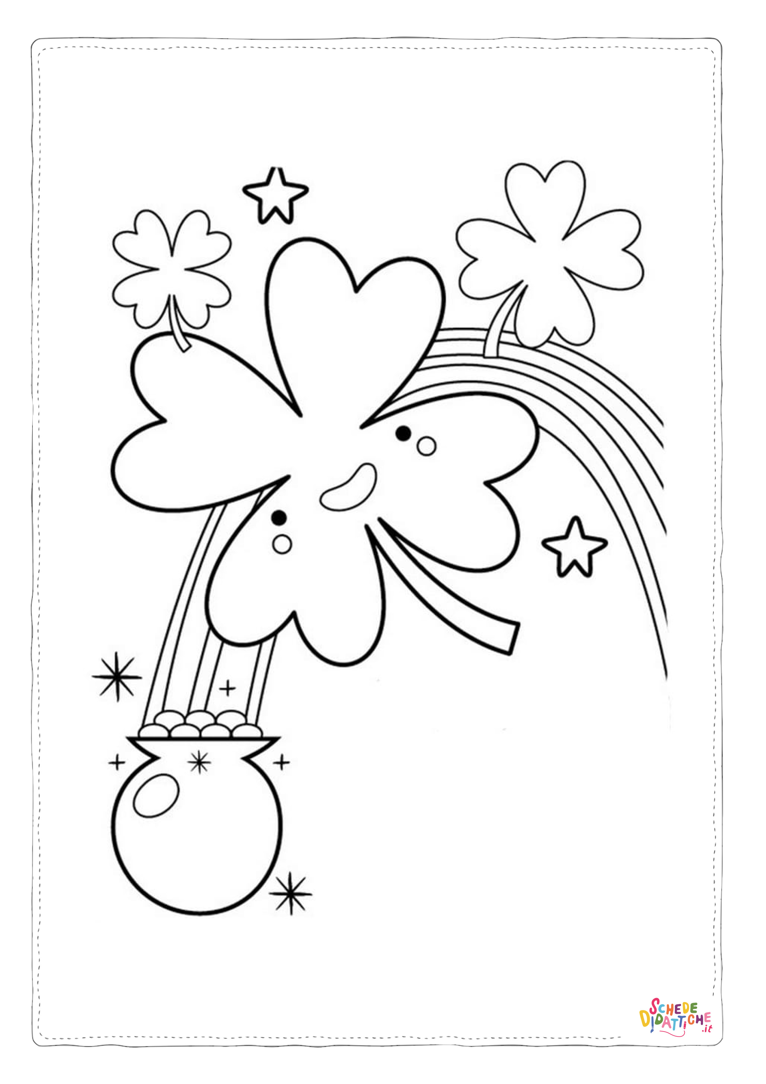 Disegno "Disegno di arcobaleno da stampare e colorare 73" Disegno di arcobaleno da stampare e colorare 73