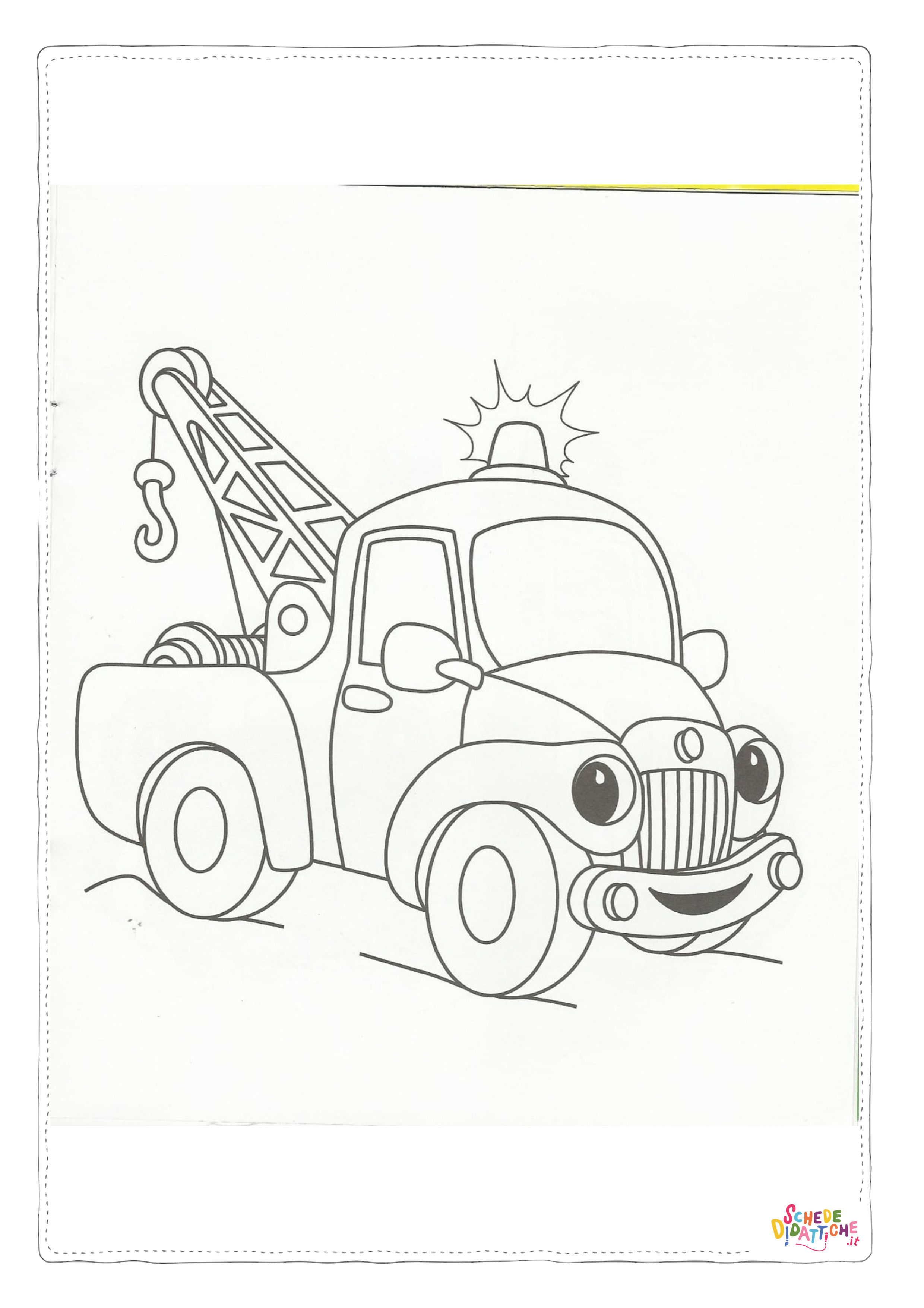 Disegno "Disegno di mezzo da lavoro da stampare e colorare 60" Disegno di mezzo da lavoro da stampare e colorare 60